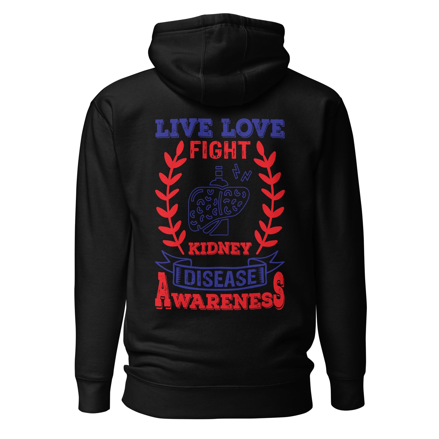 Kidney Awareness Quality Cotton Heritage Adult Hoodie