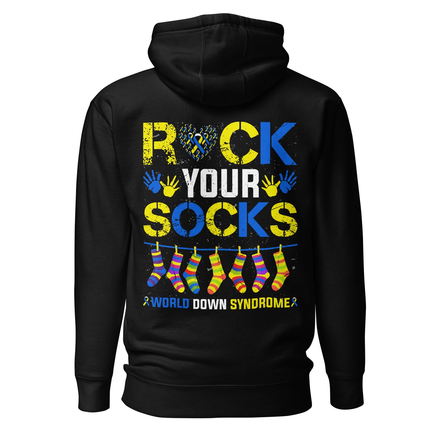 Down Syndrome Awareness Quality Cotton Heritage Adult Hoodie
