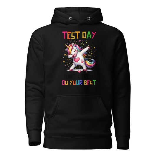 Test Day Don't Stress, Do Your Best Teacher Cotton Heritage Unisex Hoodie