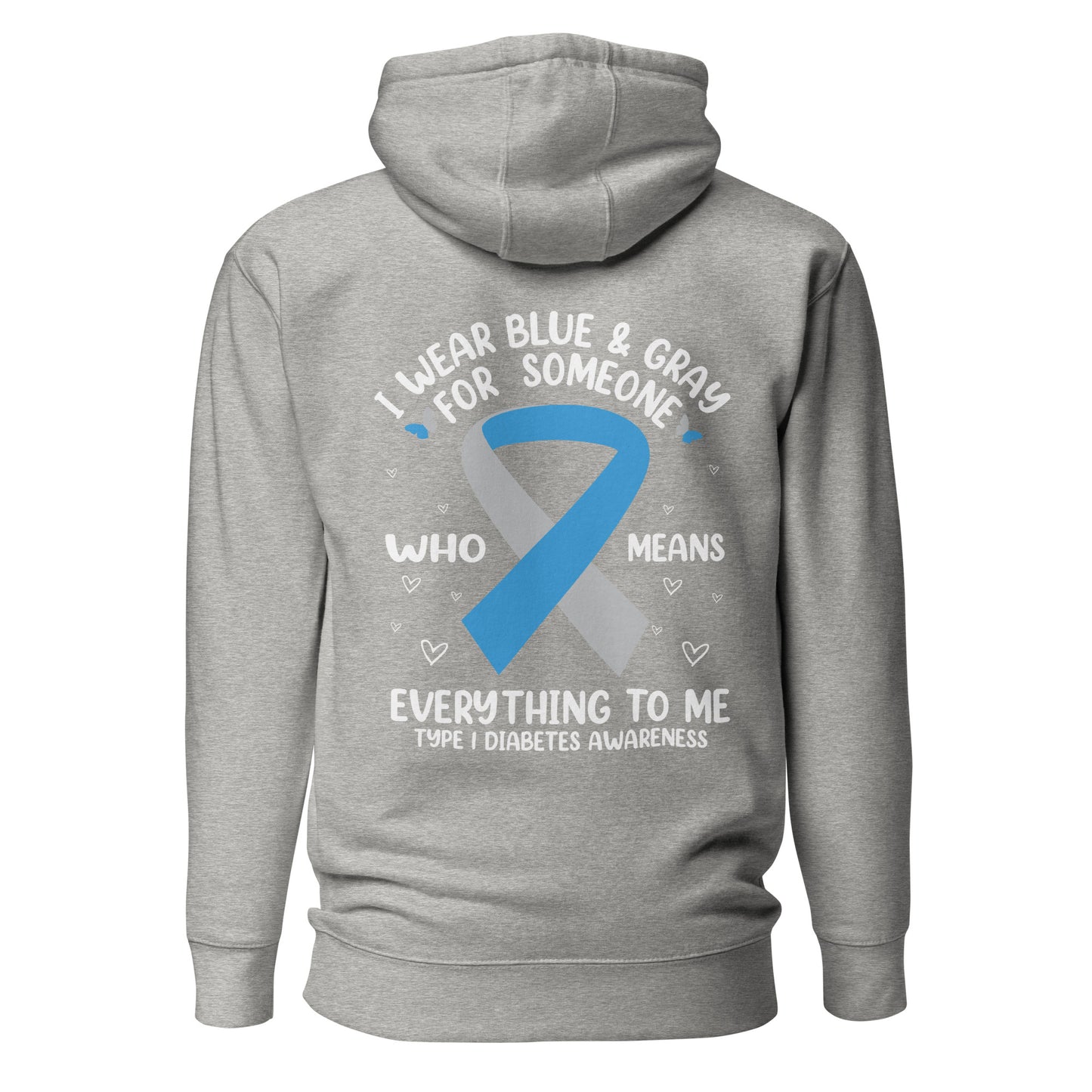 Diabetes Awareness Quality Cotton Heritage Adult Hoodie