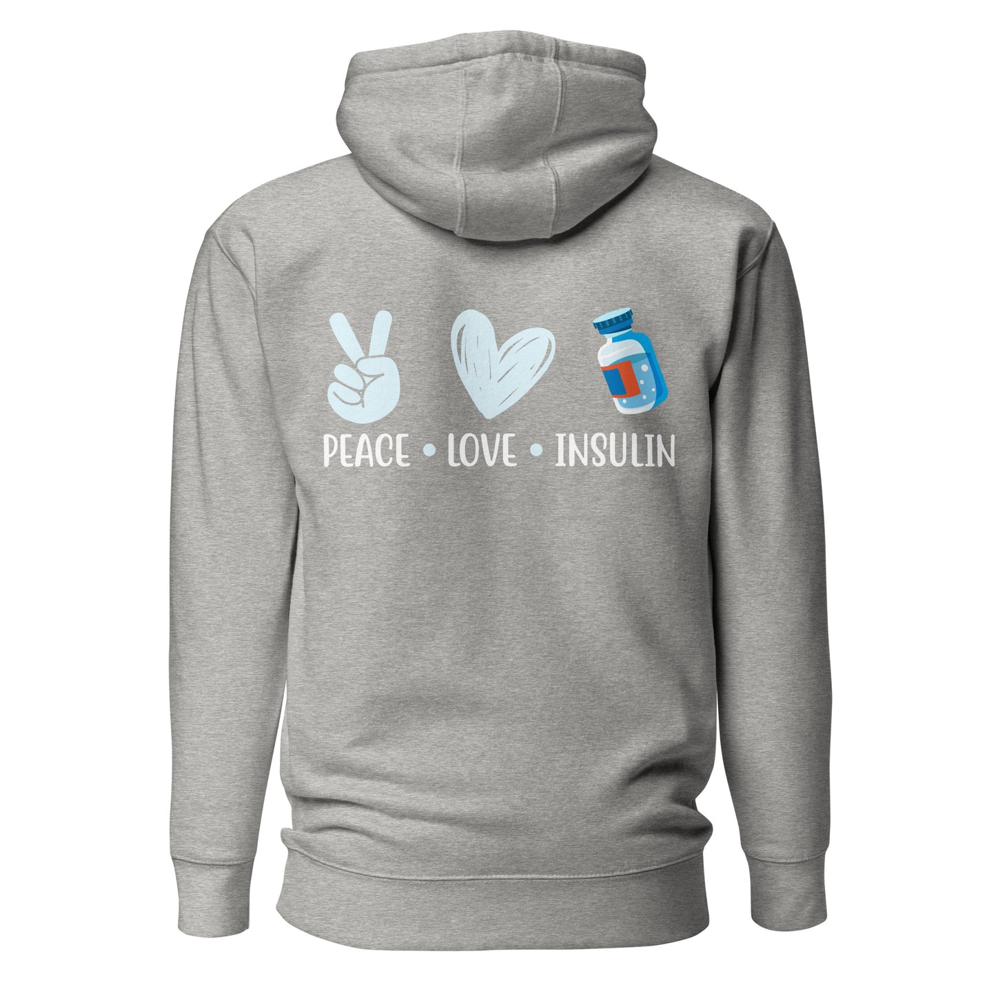 Diabetes Awareness Quality Cotton Heritage Adult Hoodie