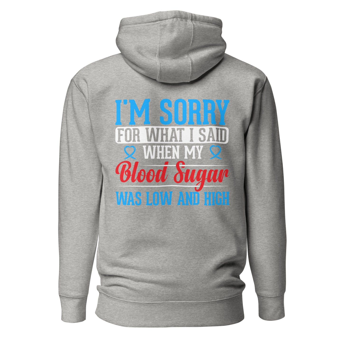 Diabetes Awareness Quality Cotton Heritage Adult Hoodie
