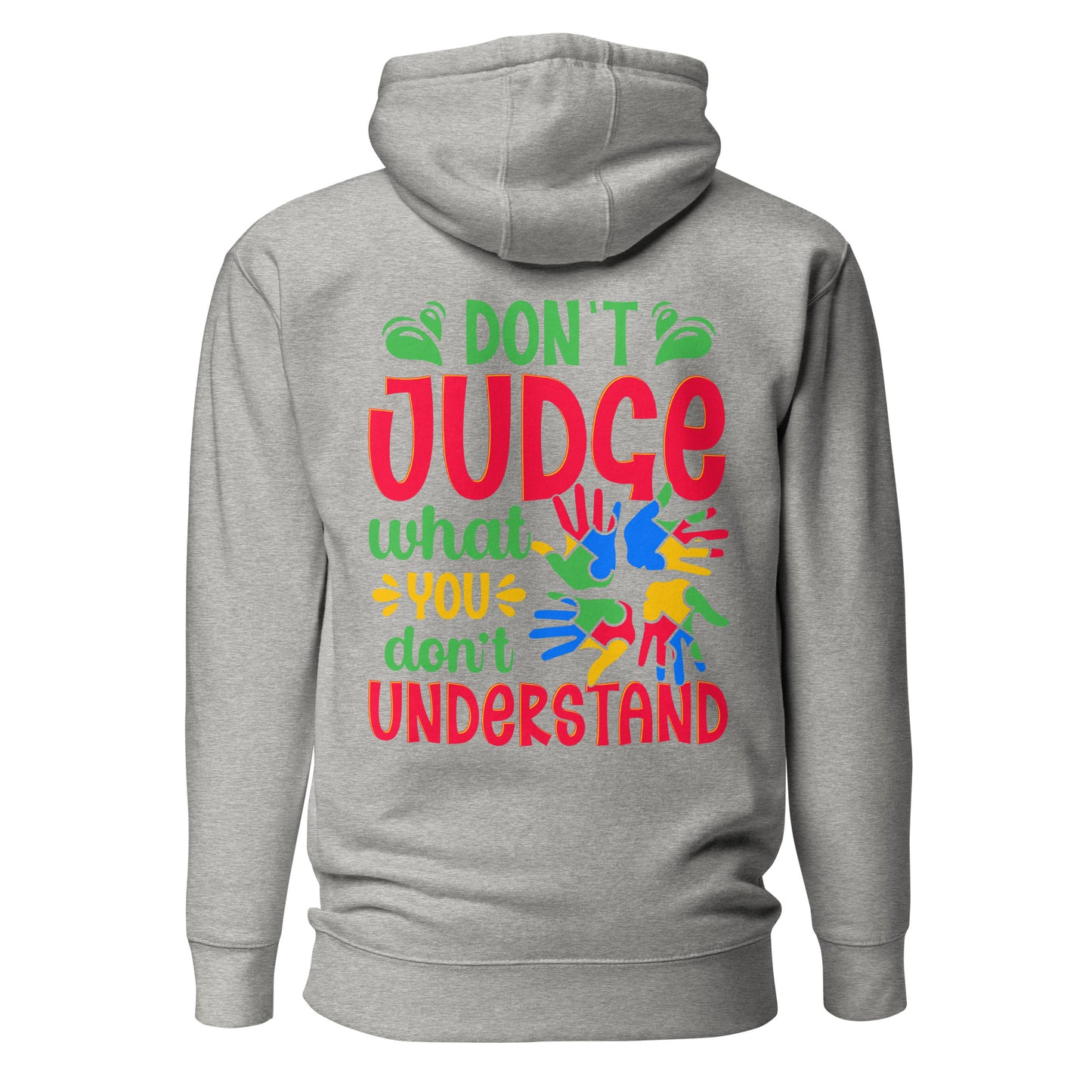Autism Acceptance Together Quality Cotton Heritage Adult Hoodie