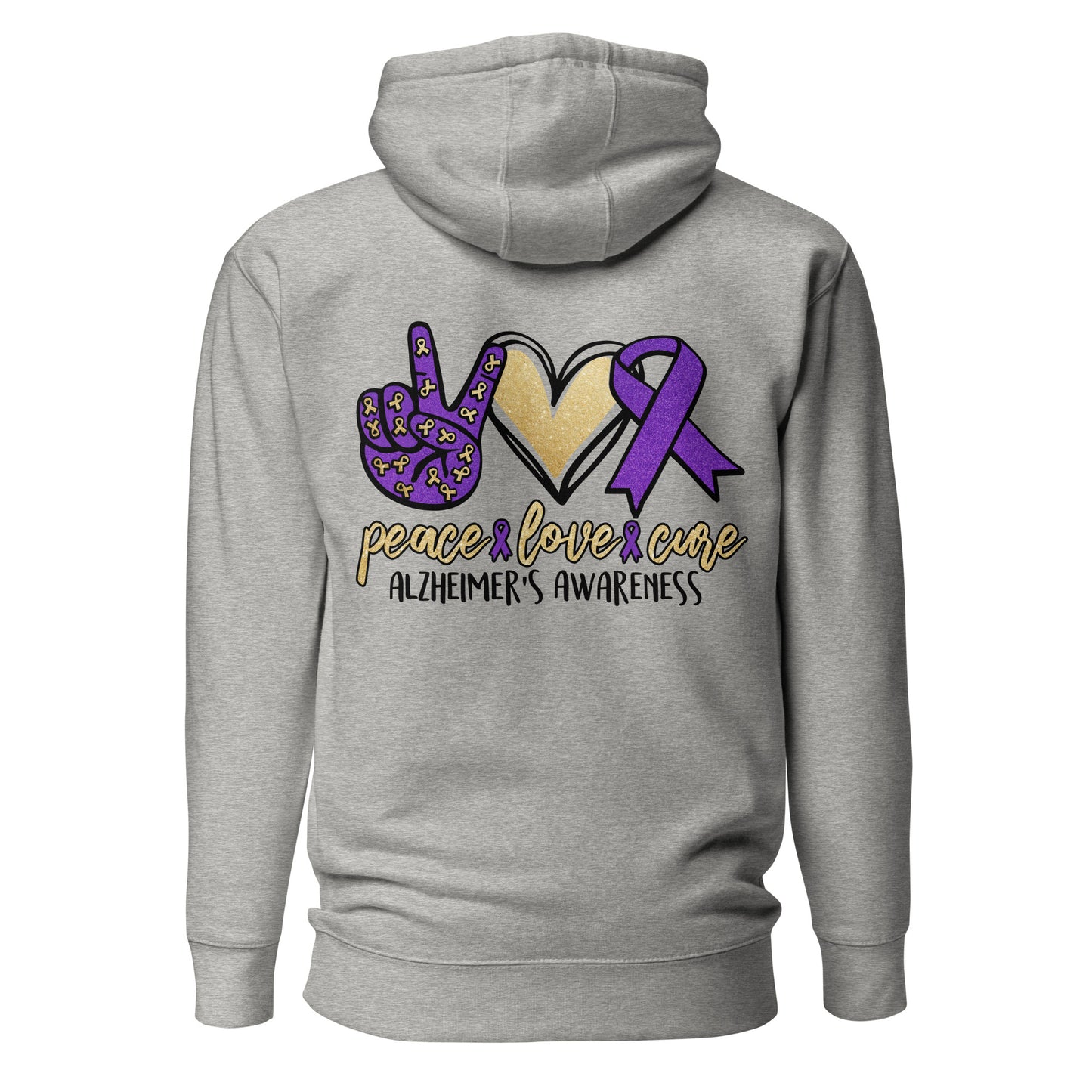 Alzheimer's Awareness Quality Cotton Heritage Adult Hoodie