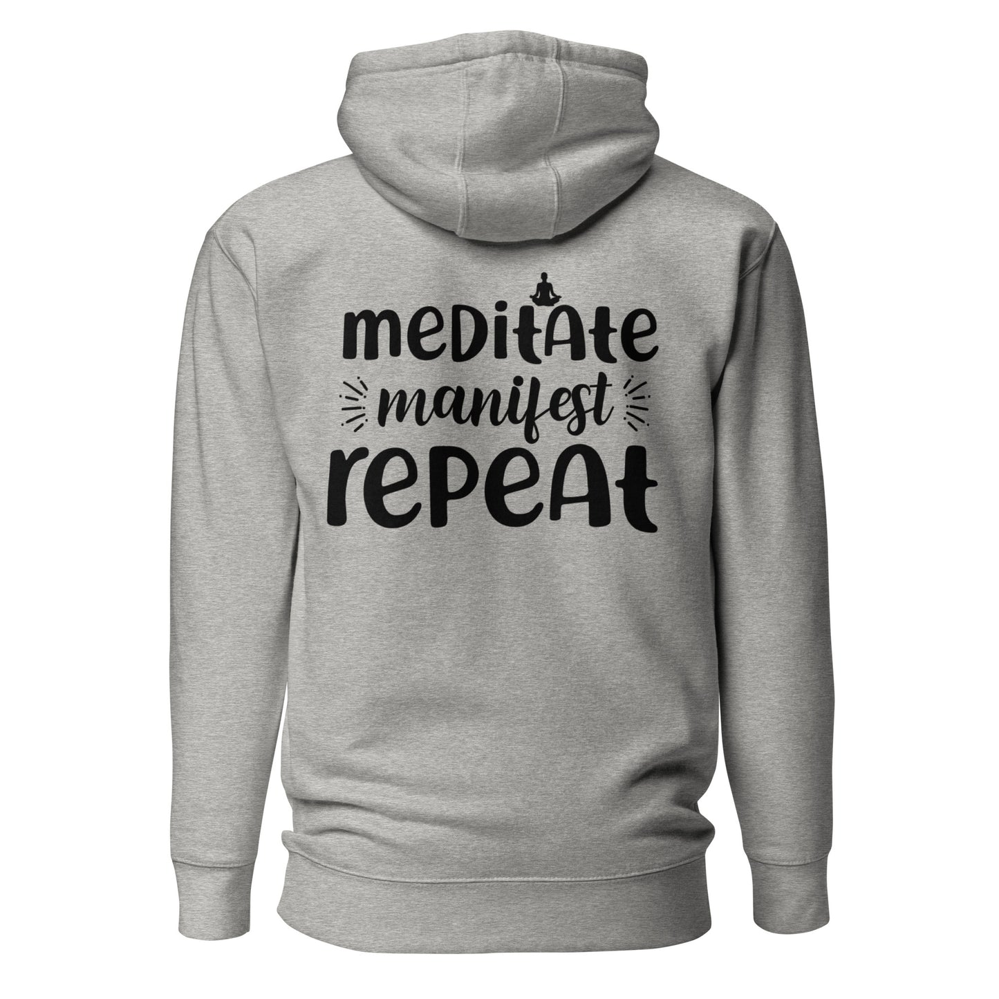 Meditate, Manifest, Repeat Quality Cotton Heritage Adult Hoodie