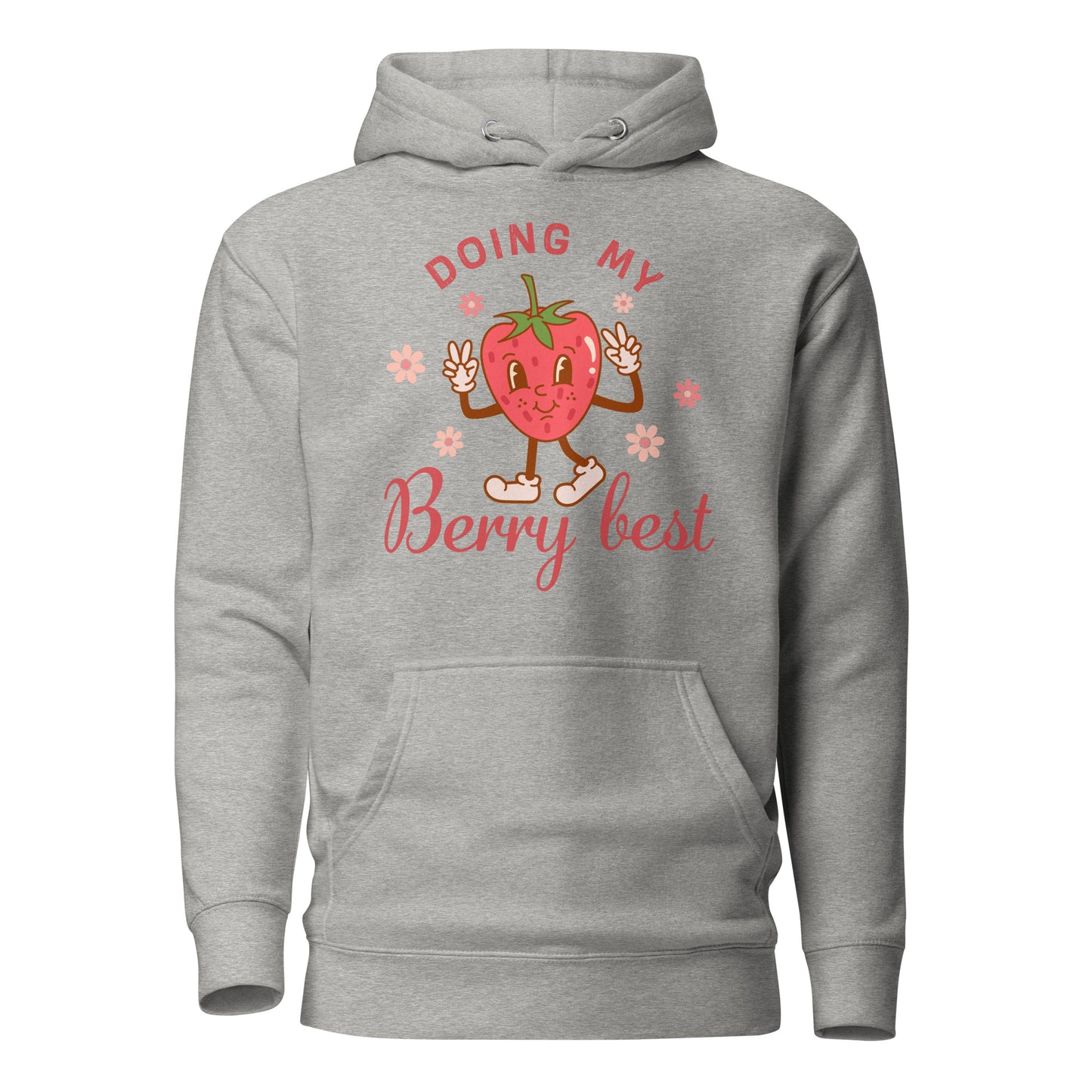 Doing My Berry Best Quality Cotton Heritage Adult Hoodie