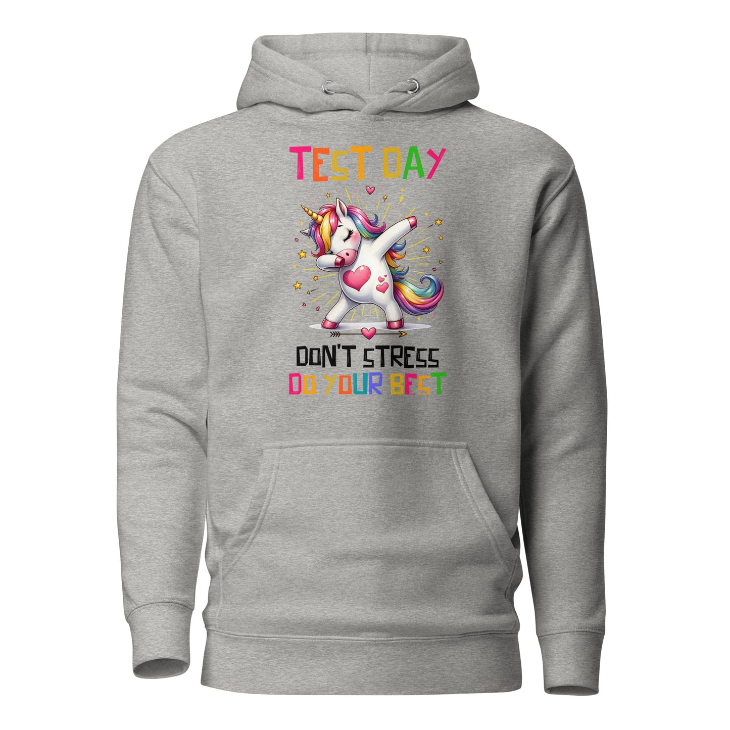 Test Day Don't Stress, Do Your Best Teacher Cotton Heritage Unisex Hoodie