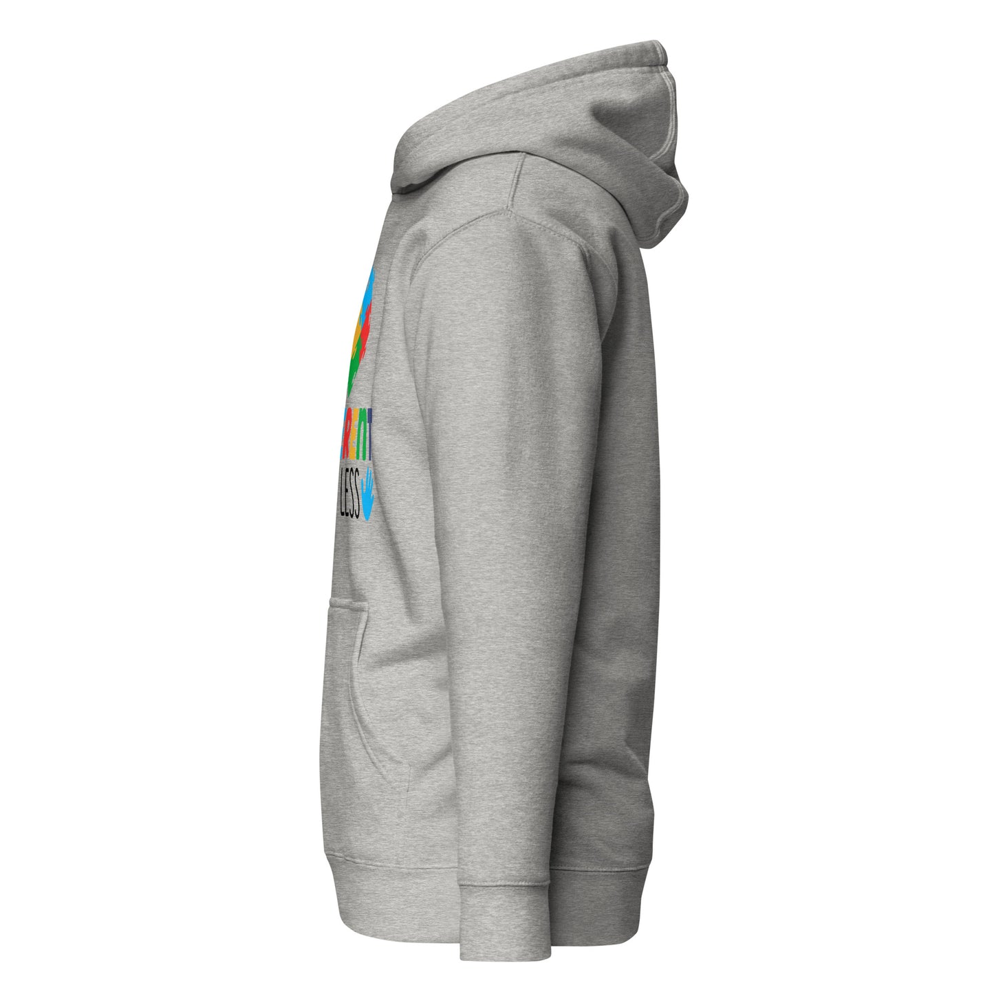 Different Not Less Autism Acceptance Quality Cotton Heritage Adult Hoodie