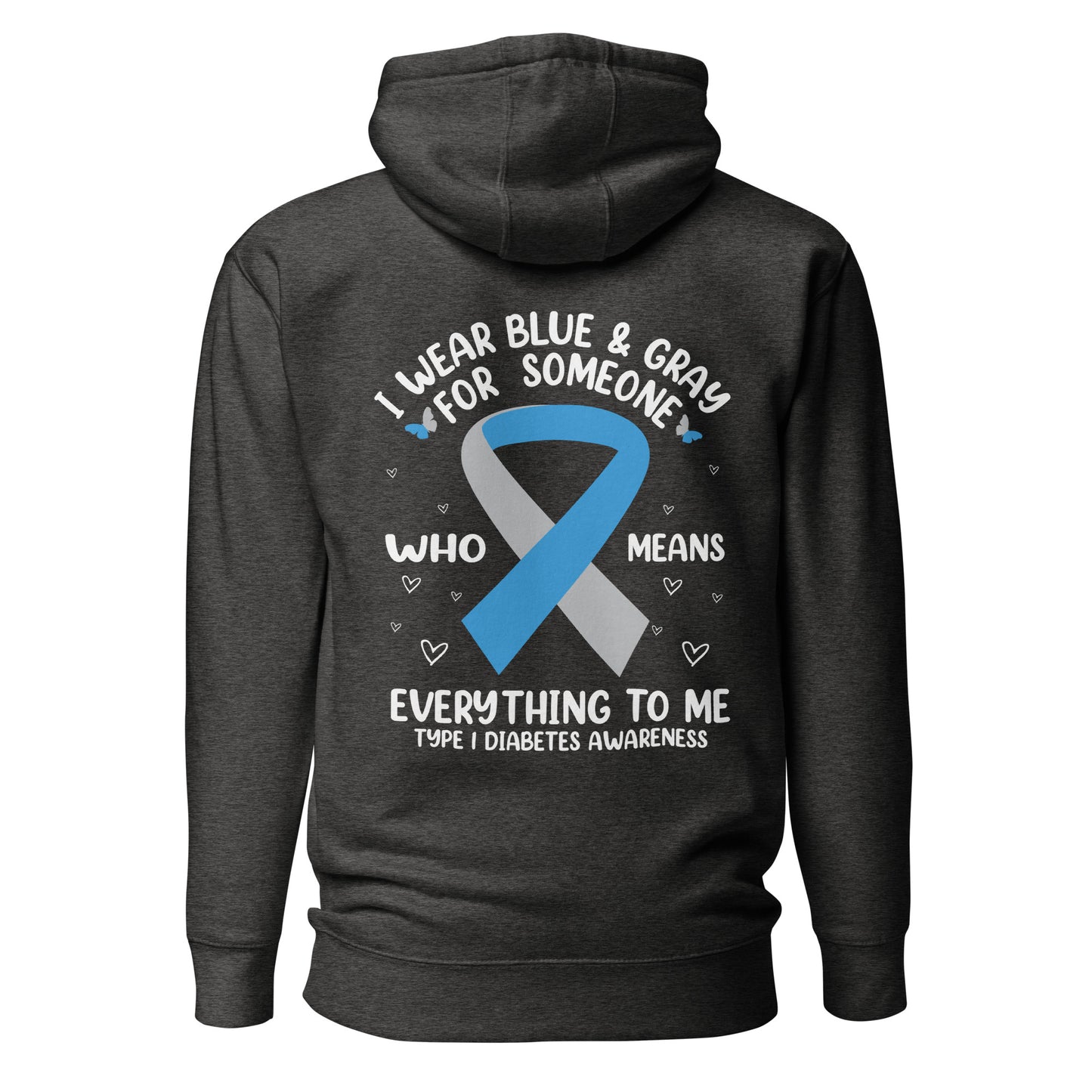 Diabetes Awareness Quality Cotton Heritage Adult Hoodie