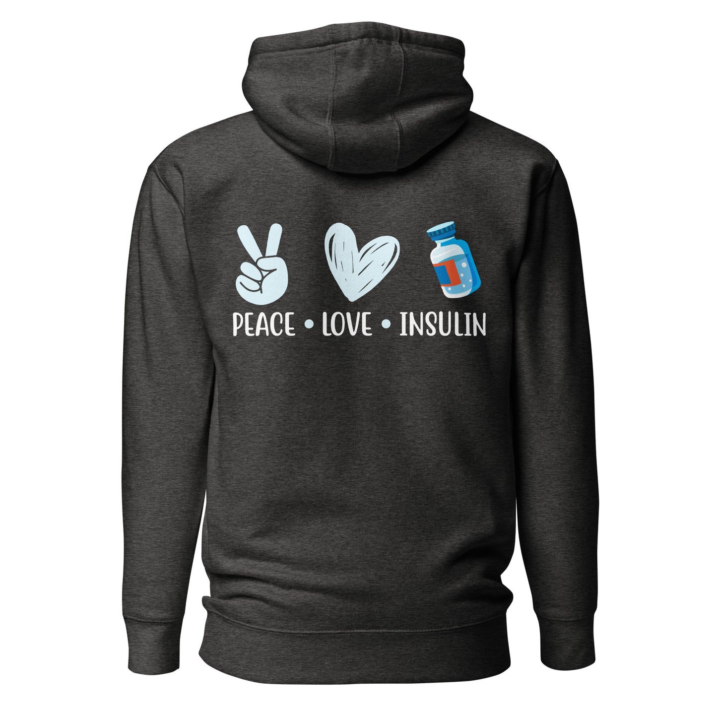 Diabetes Awareness Quality Cotton Heritage Adult Hoodie