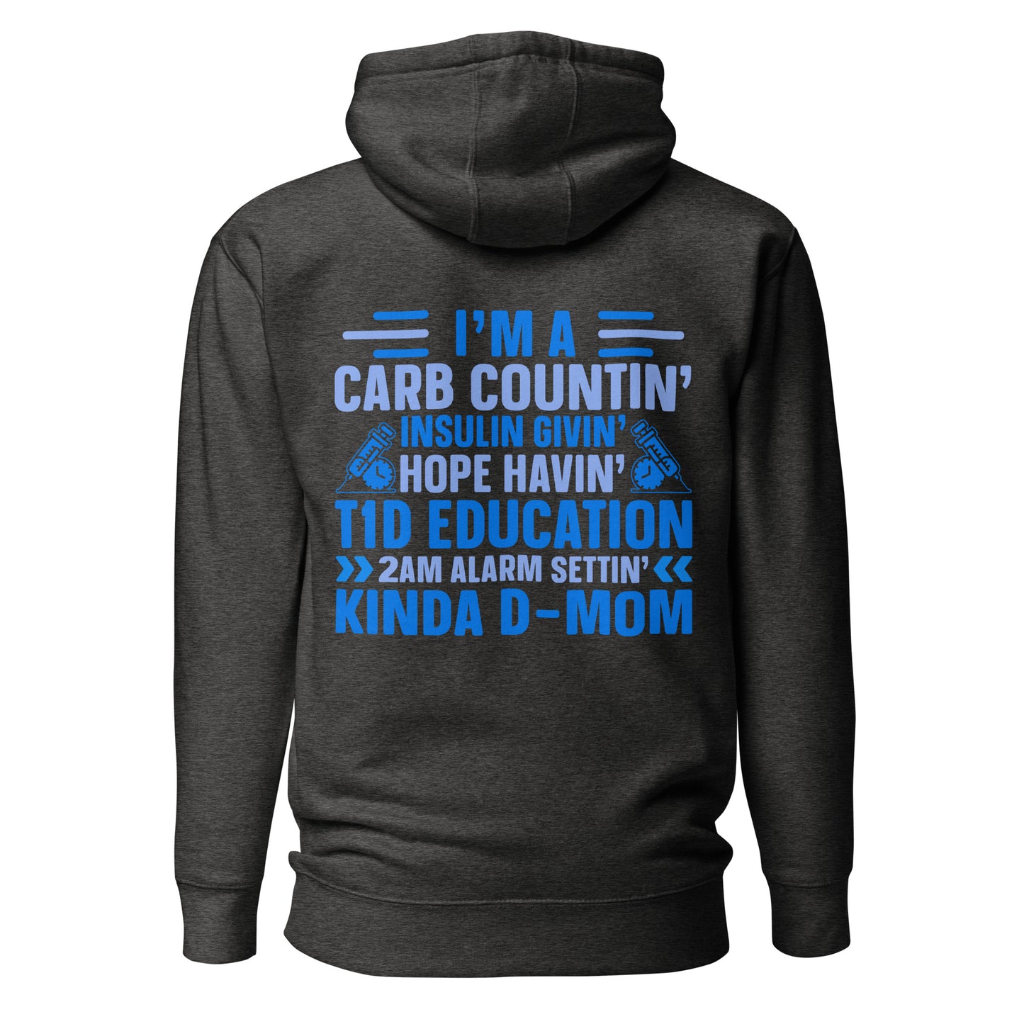 Diabetes Awareness Quality Cotton Heritage Adult Hoodie
