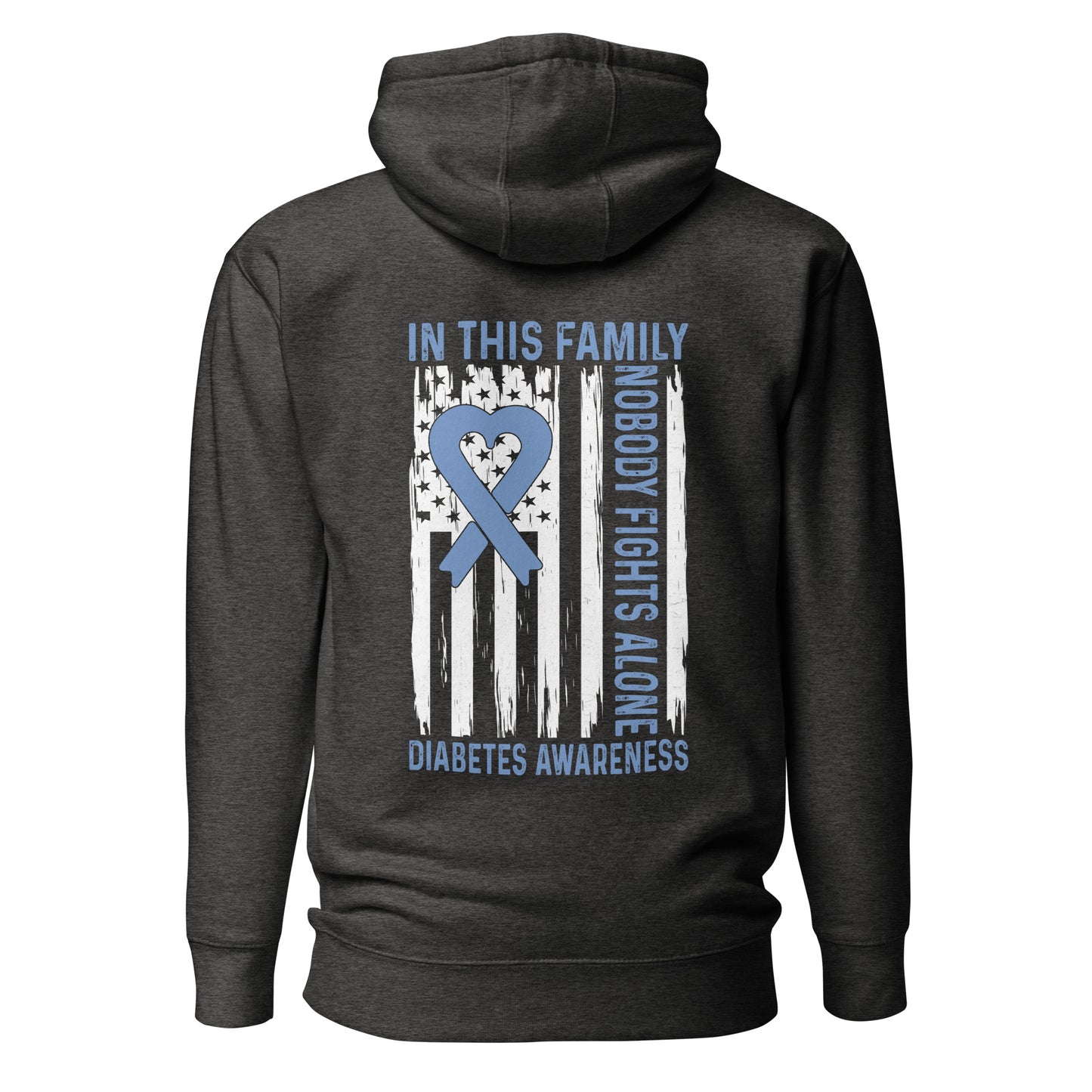 Diabetes Awareness Quality Cotton Heritage Adult Hoodie