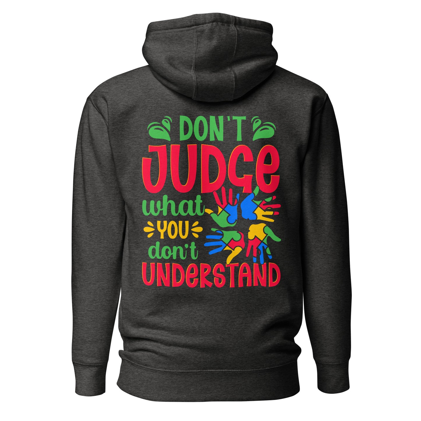 Autism Acceptance Together Quality Cotton Heritage Adult Hoodie