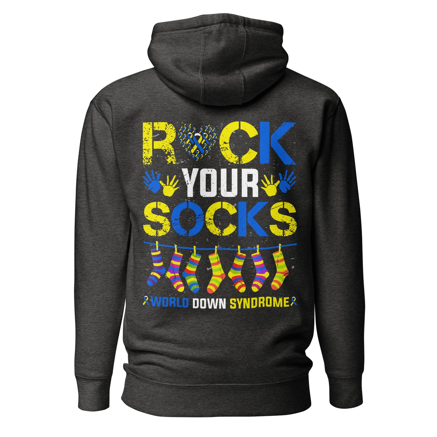 Down Syndrome Awareness Quality Cotton Heritage Adult Hoodie