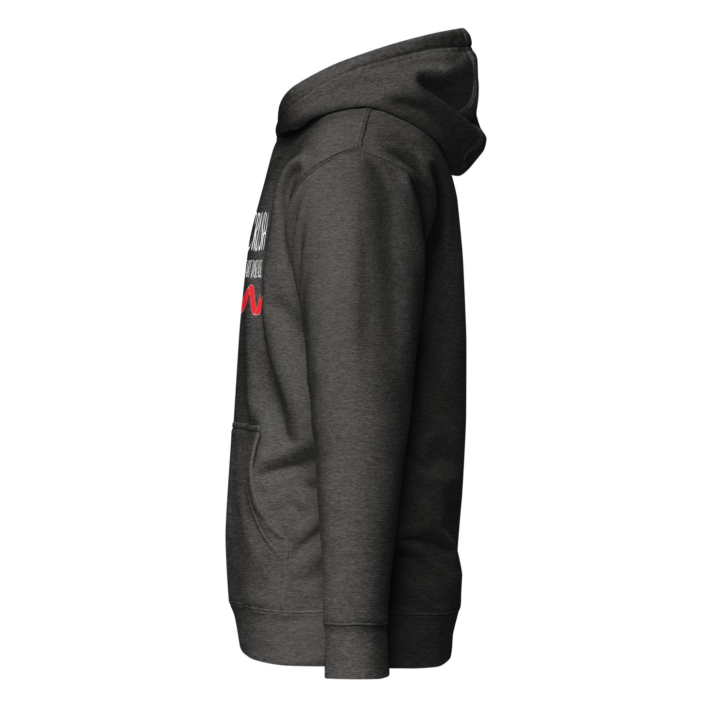 Crush Heart Disease Awareness Quality Cotton Heritage Adult Hoodie
