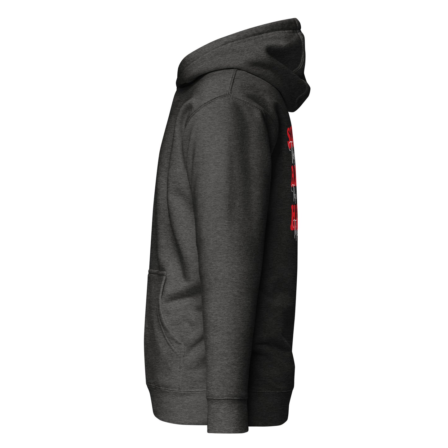 Support Admire Honor Heart Disease Awareness Quality Cotton Heritage Adult Hoodie