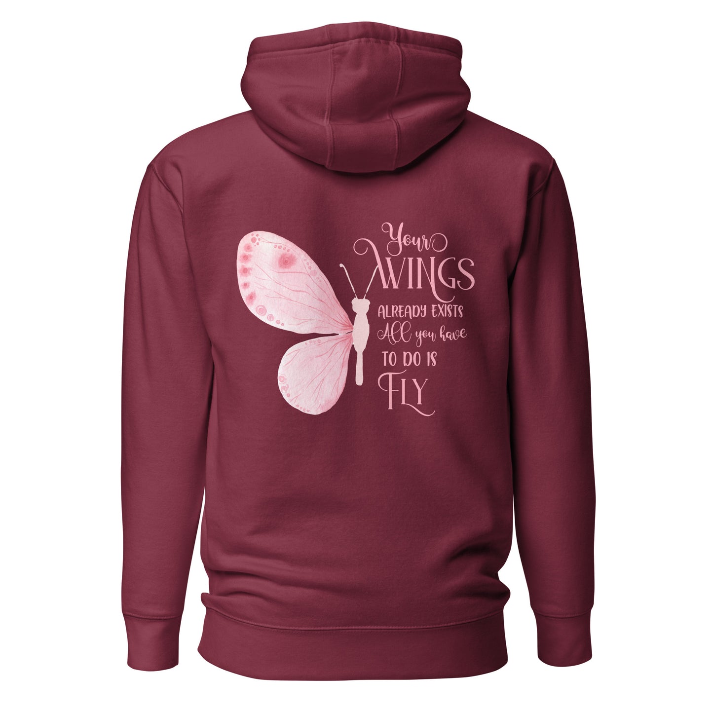 All You Have to Do is Fly Quality Cotton Heritage Adult Hoodie