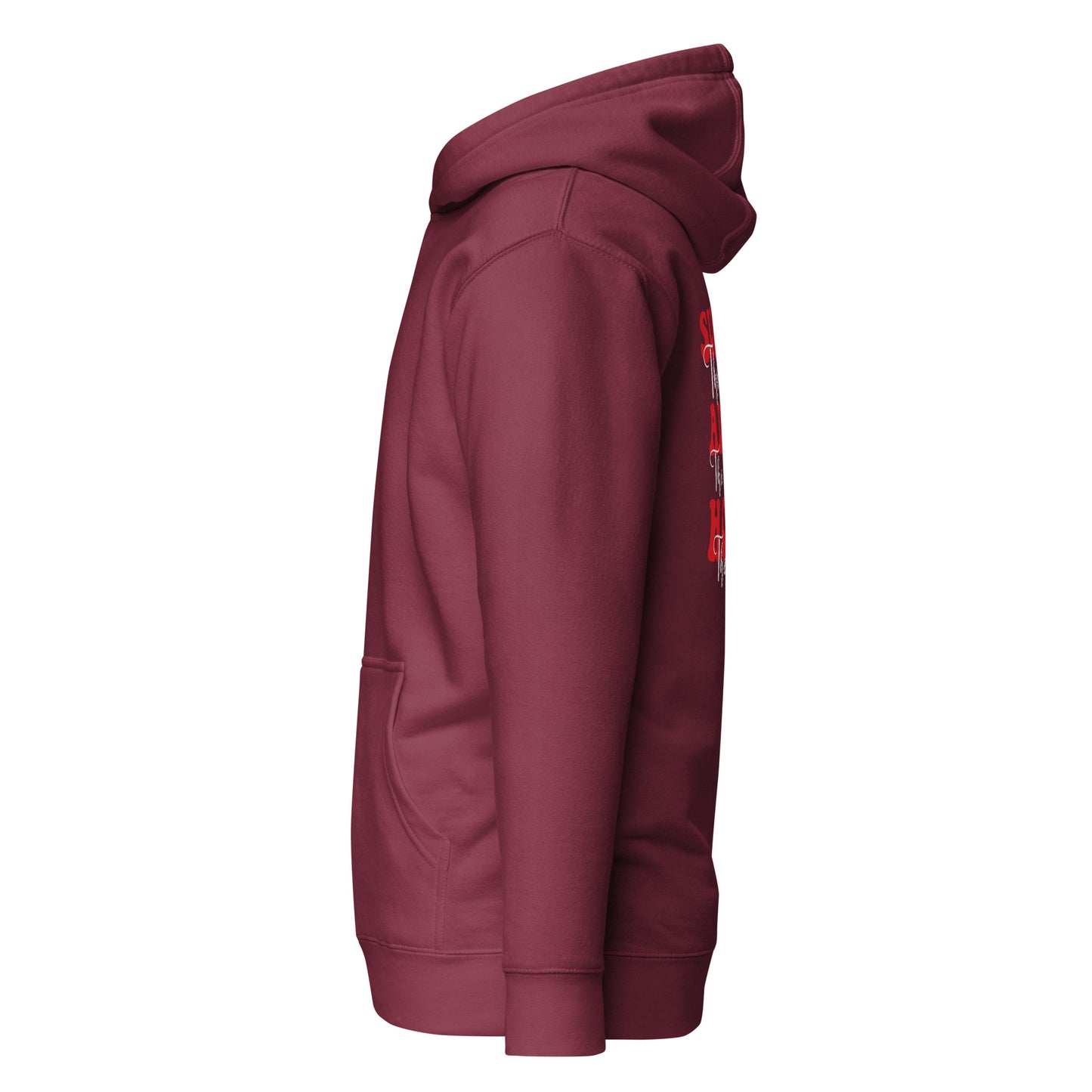 Support Admire Honor Heart Disease Awareness Quality Cotton Heritage Adult Hoodie