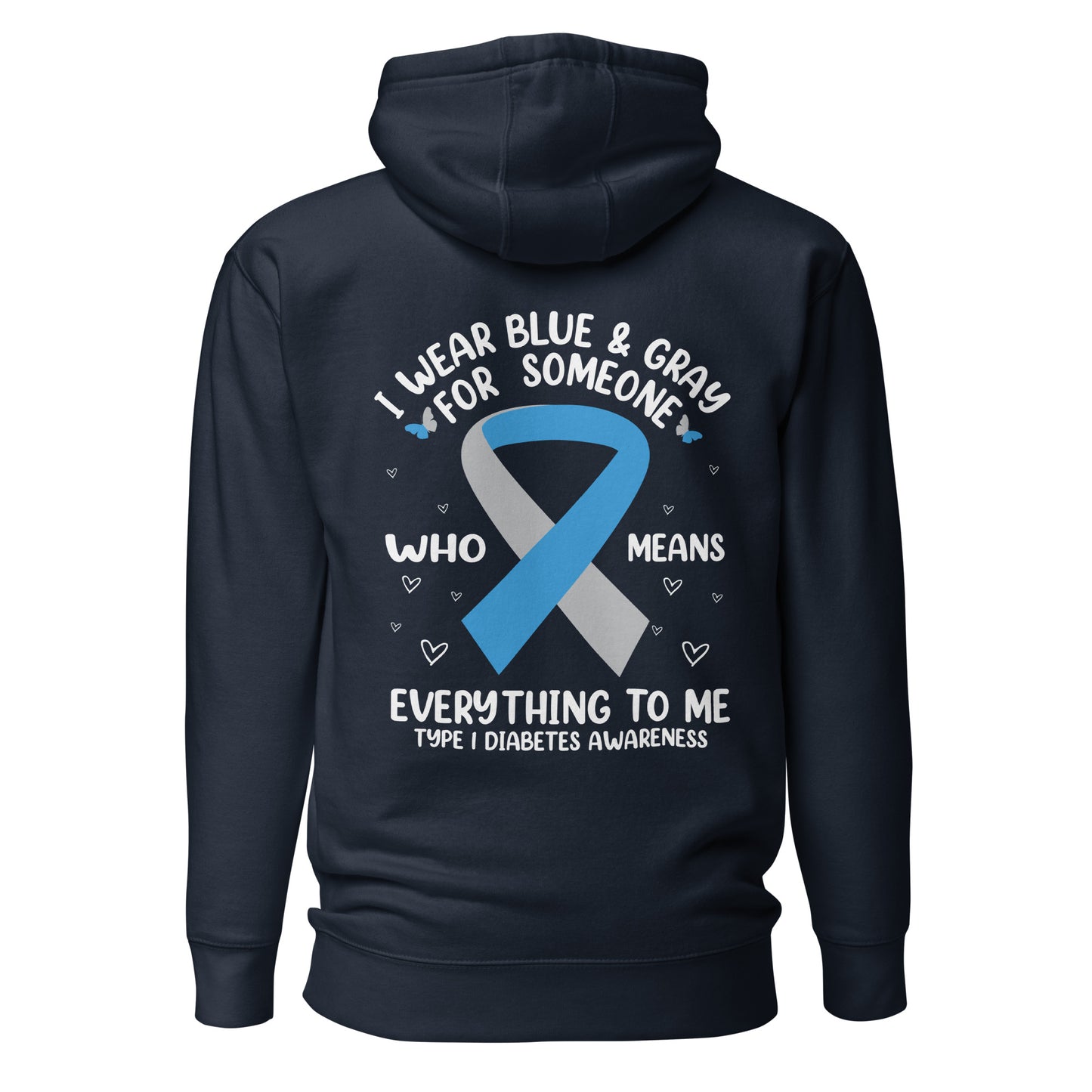 Diabetes Awareness Quality Cotton Heritage Adult Hoodie
