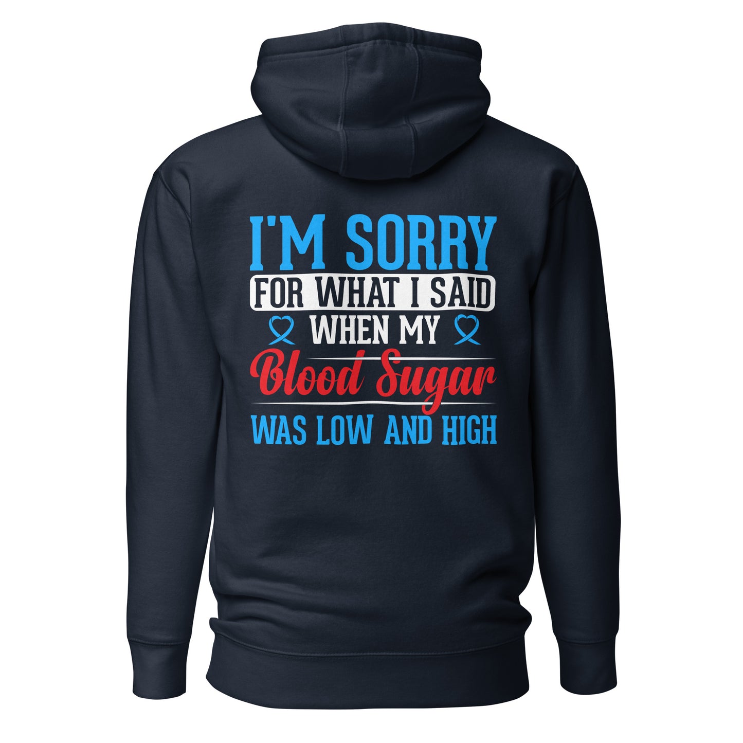 Diabetes Awareness Quality Cotton Heritage Adult Hoodie