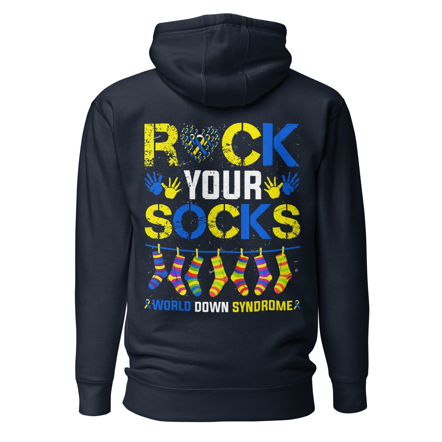 Down Syndrome Awareness Quality Cotton Heritage Adult Hoodie