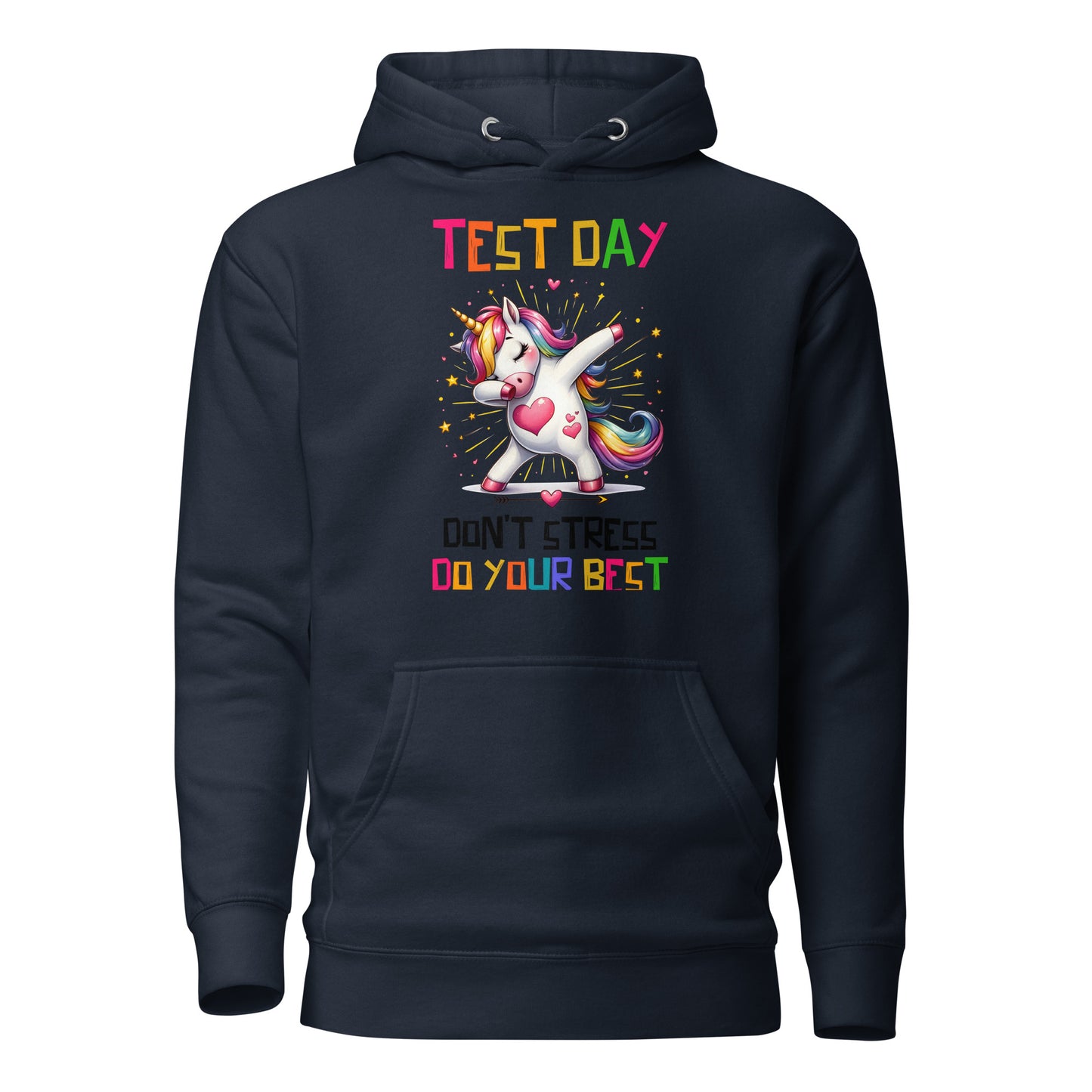 Test Day Don't Stress, Do Your Best Teacher Cotton Heritage Unisex Hoodie