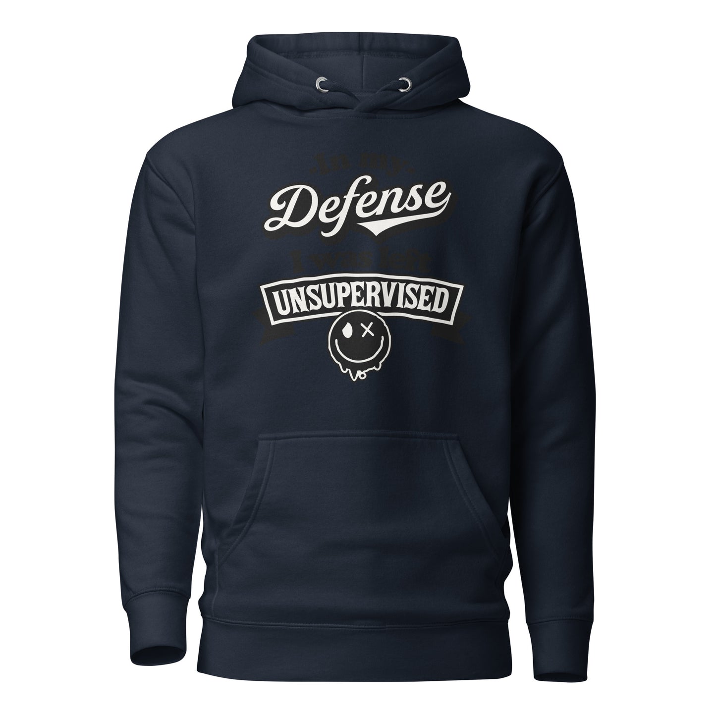 In My Defense I Was Left Unsupervised Cotton Heritage Adult Hoodie