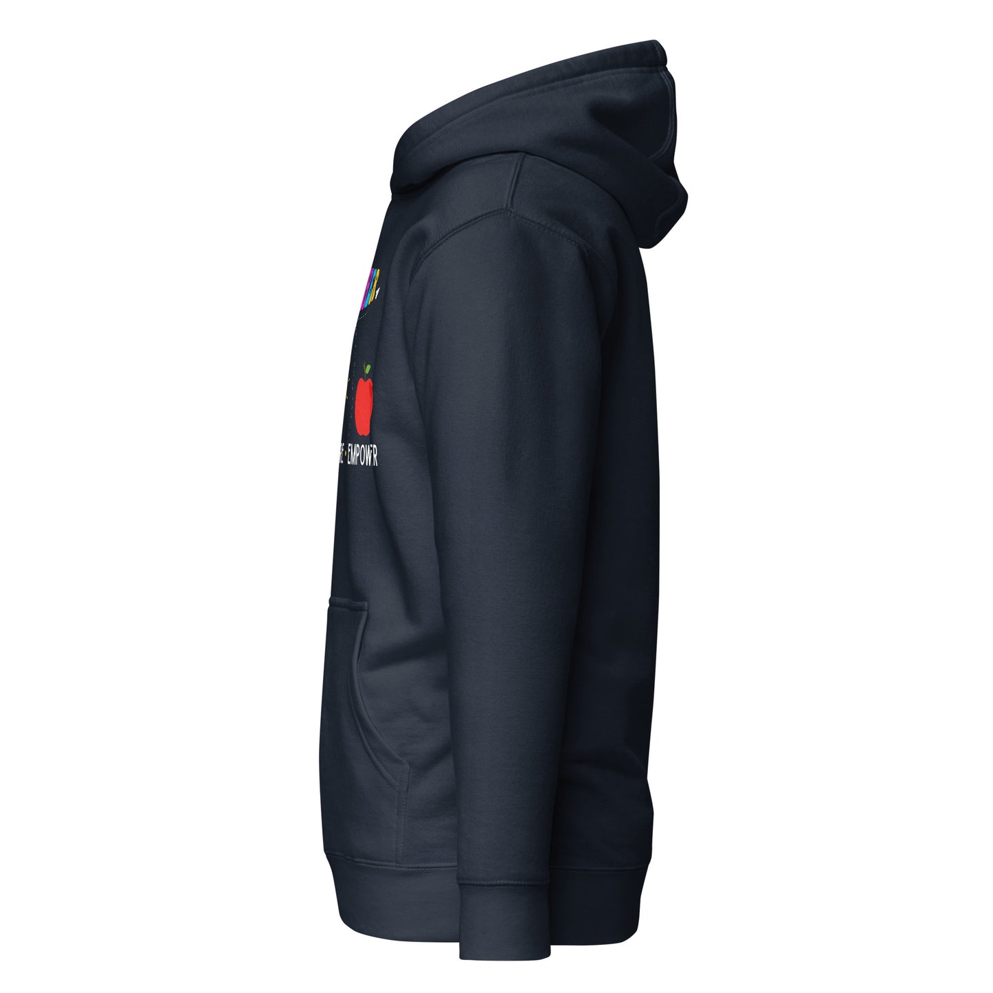 Educate, Inspire, Empower Teacher Quality Cotton Heritage Adult Hoodie