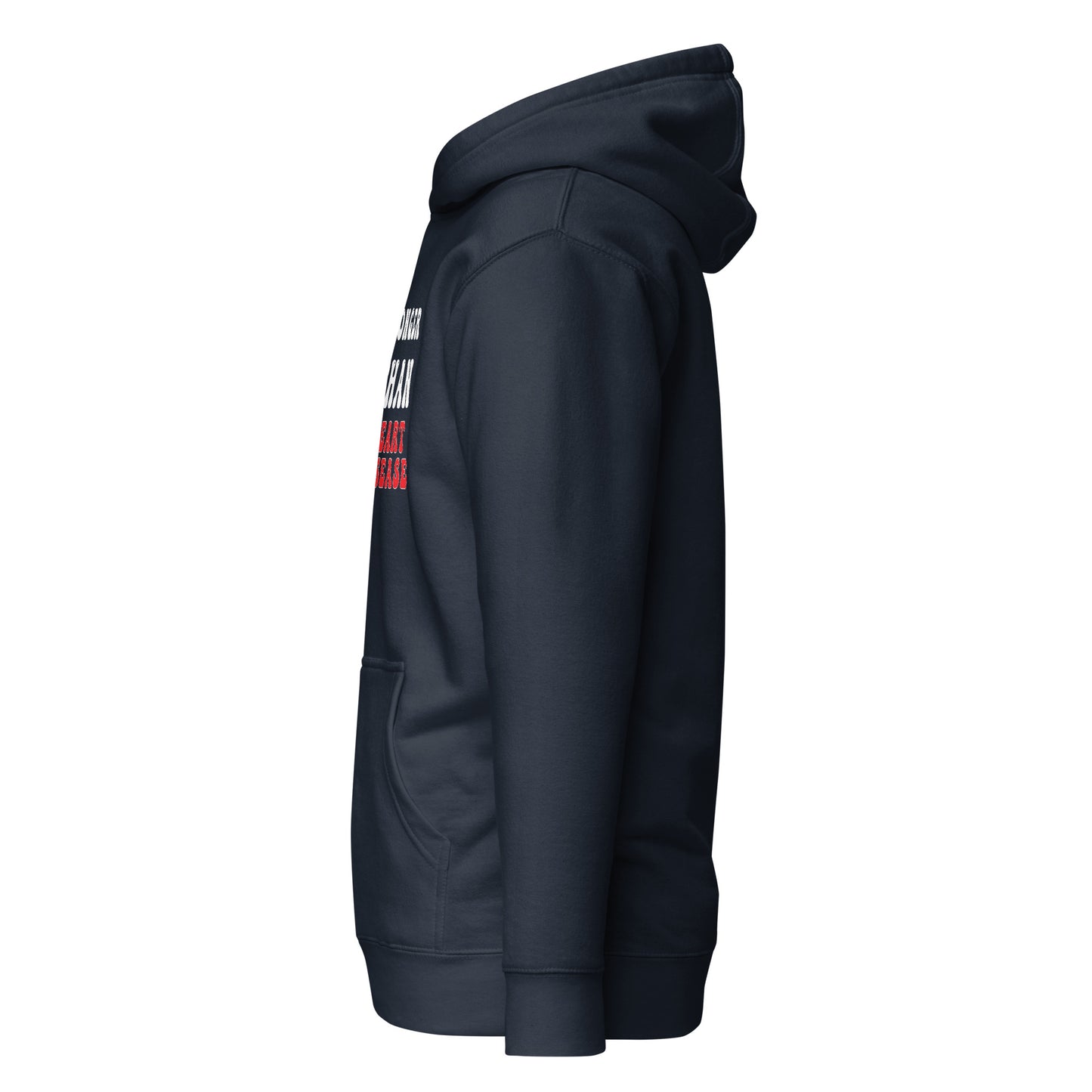 Stronger than Heart Disease Awareness Quality Cotton Heritage Adult Hoodie