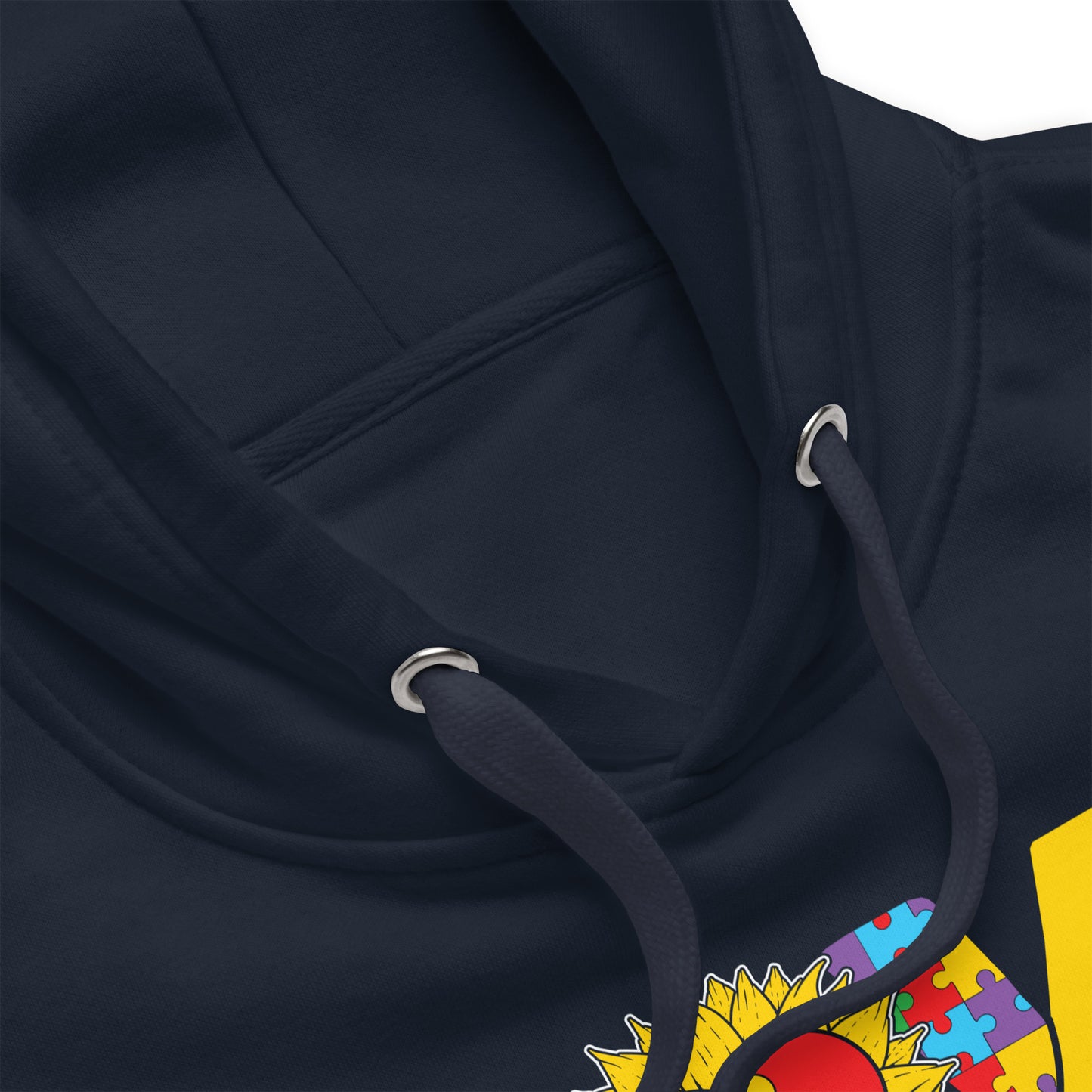 Love Need No Words Autism Acceptance Quality Cotton Heritage Adult Hoodie