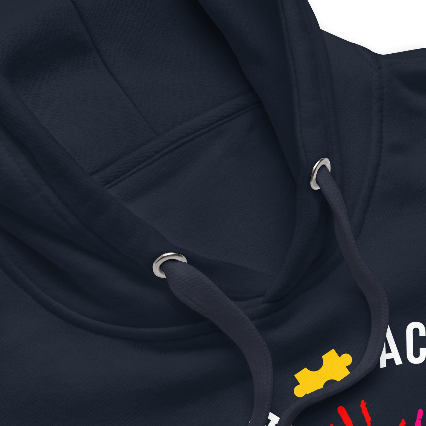 Teach Accept Understand Love Autism Cotton Heritage Adult Hoodie