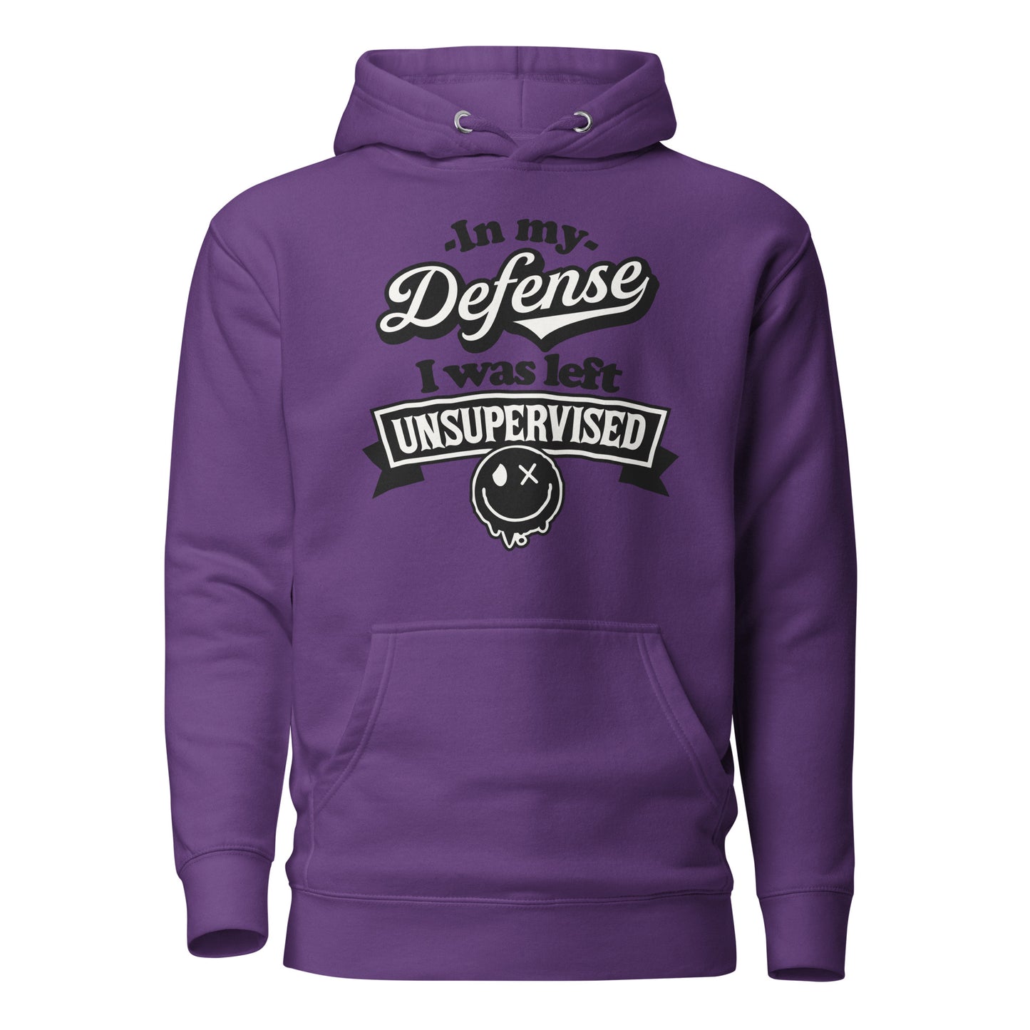 In My Defense I Was Left Unsupervised Cotton Heritage Adult Hoodie