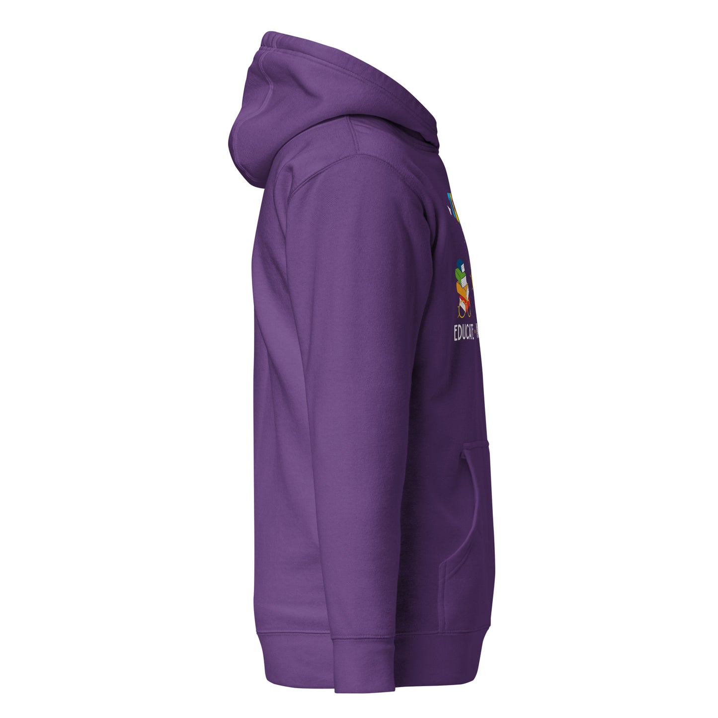 Educate, Inspire, Empower Teacher Quality Cotton Heritage Adult Hoodie