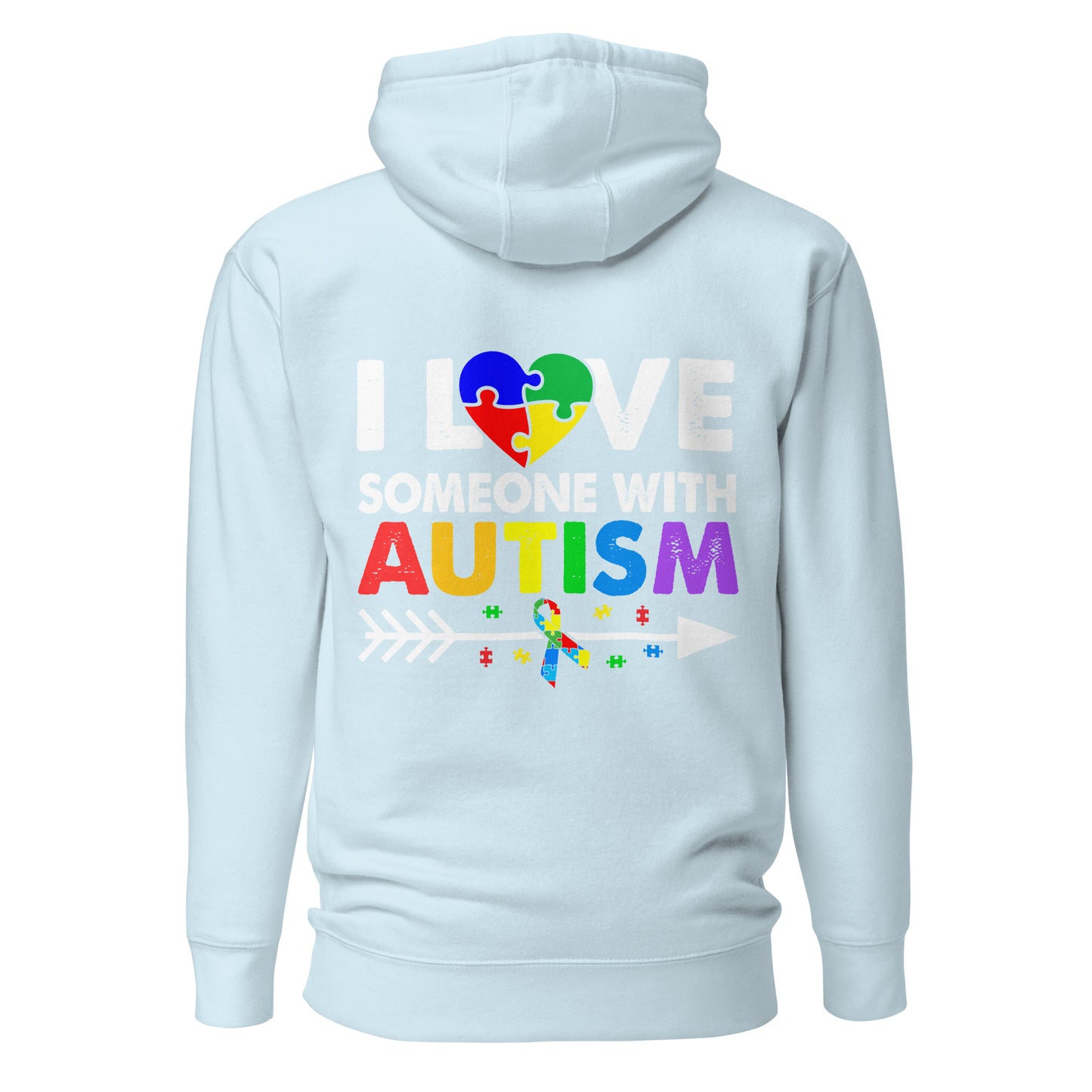 Autism Acceptance Together Quality Cotton Heritage Adult Hoodie