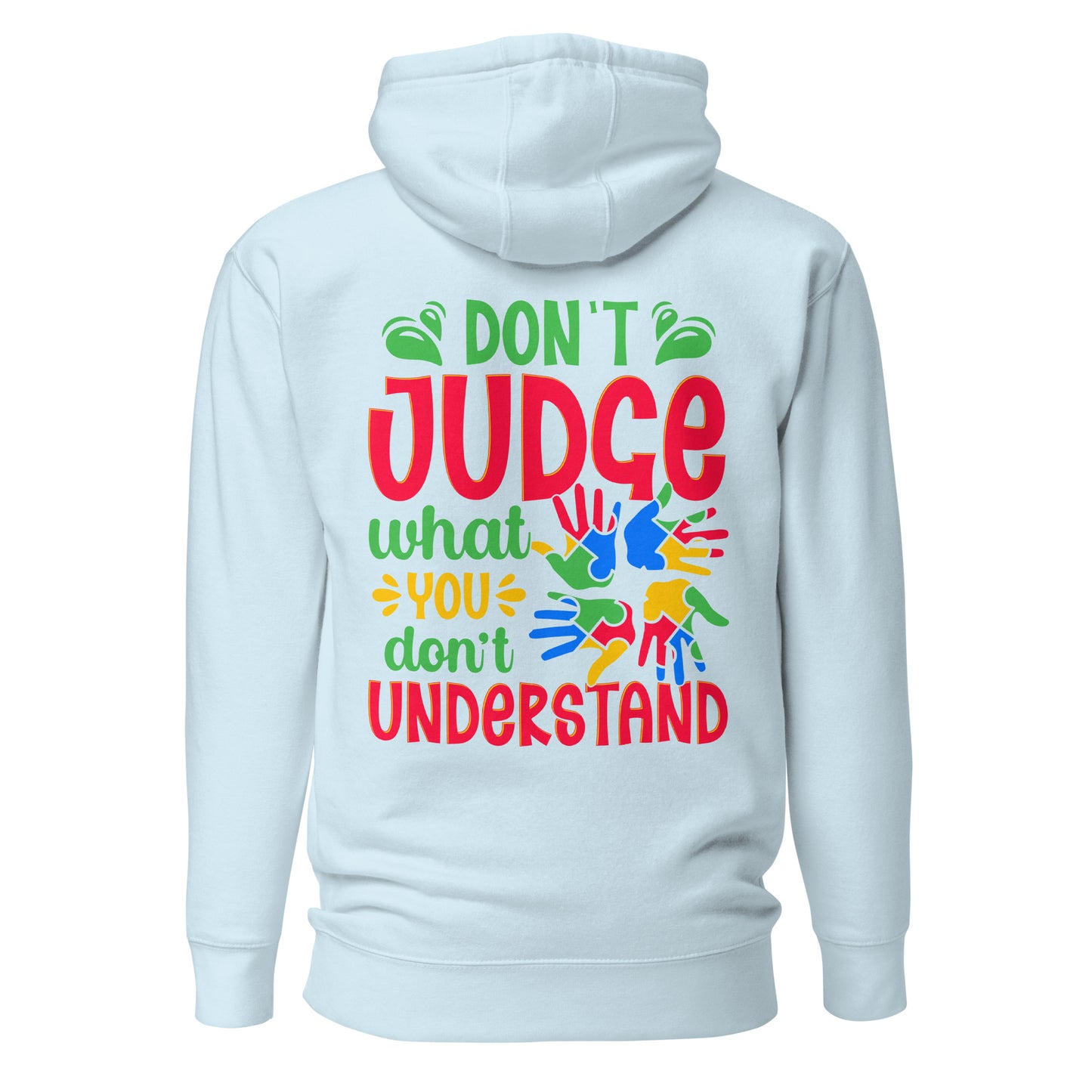 Autism Acceptance Together Quality Cotton Heritage Adult Hoodie