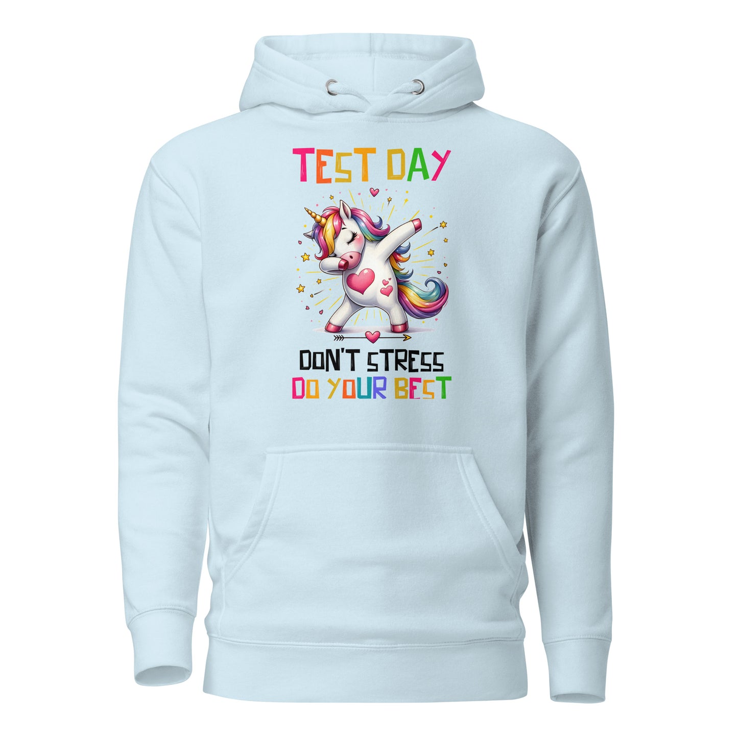Test Day Don't Stress, Do Your Best Teacher Cotton Heritage Unisex Hoodie