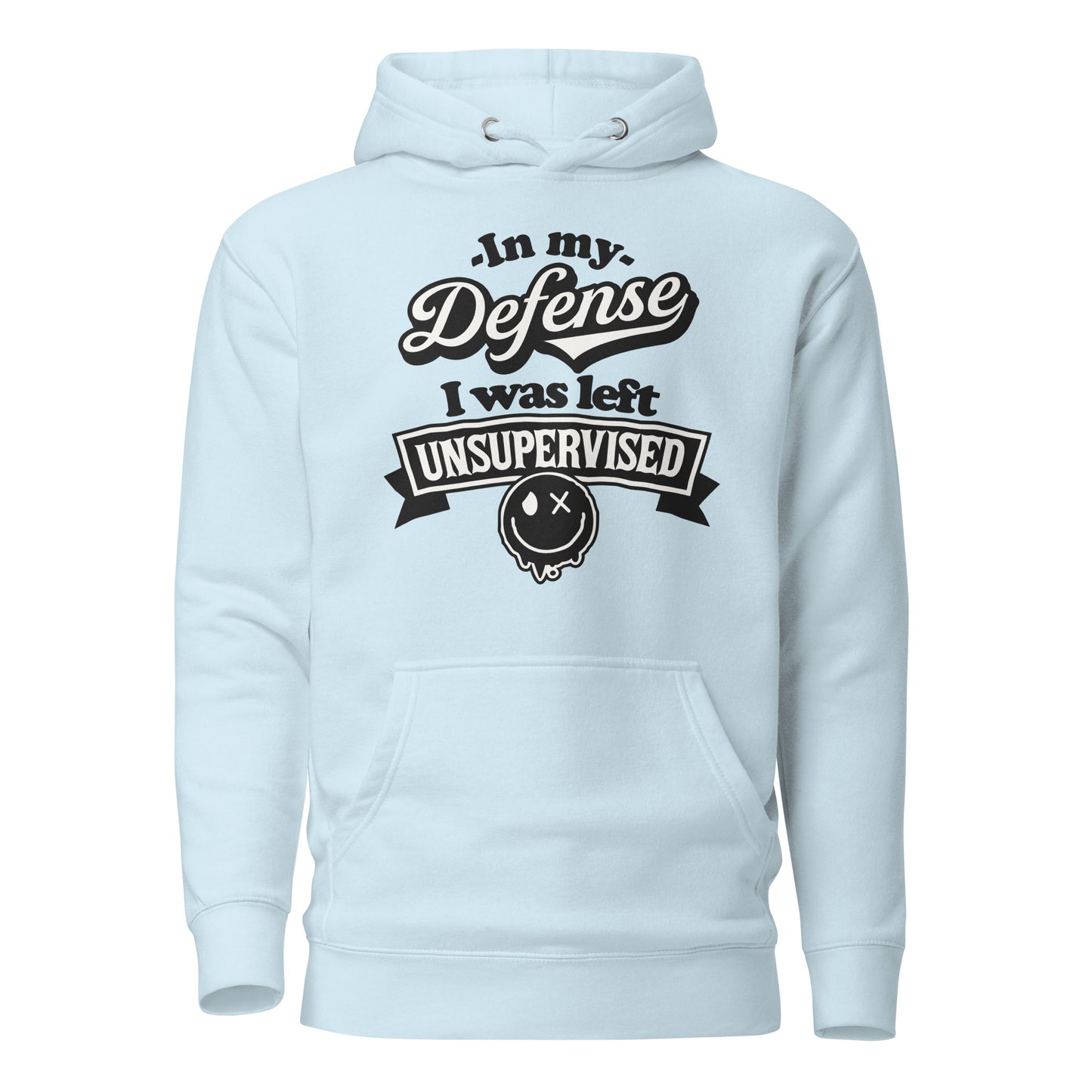 In My Defense I Was Left Unsupervised Cotton Heritage Adult Hoodie