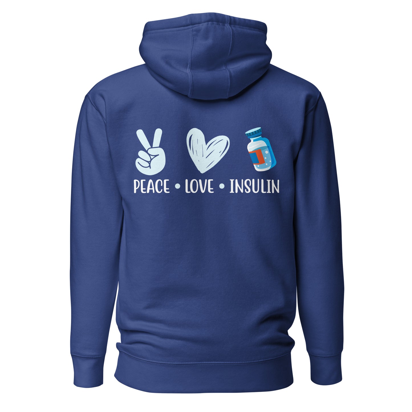 Diabetes Awareness Quality Cotton Heritage Adult Hoodie