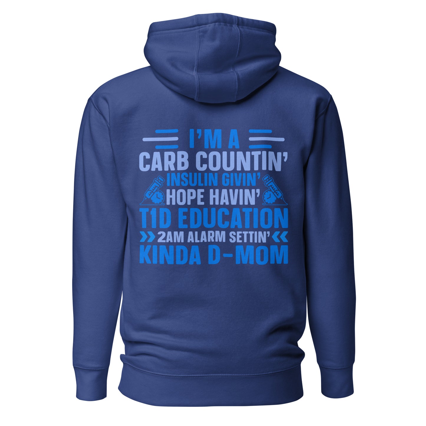 Diabetes Awareness Quality Cotton Heritage Adult Hoodie