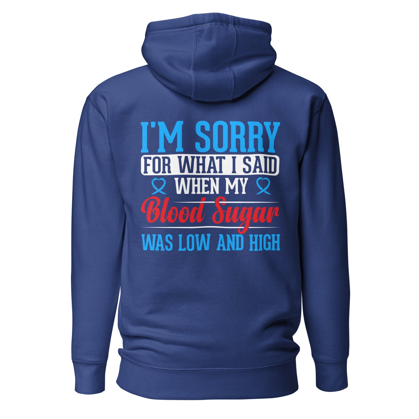 Diabetes Awareness Quality Cotton Heritage Adult Hoodie