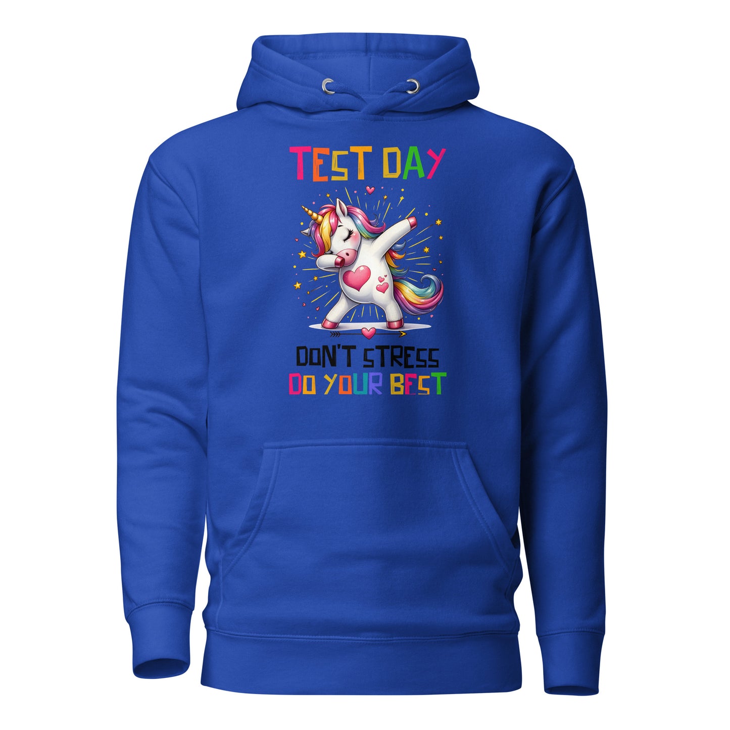 Test Day Don't Stress, Do Your Best Teacher Cotton Heritage Unisex Hoodie