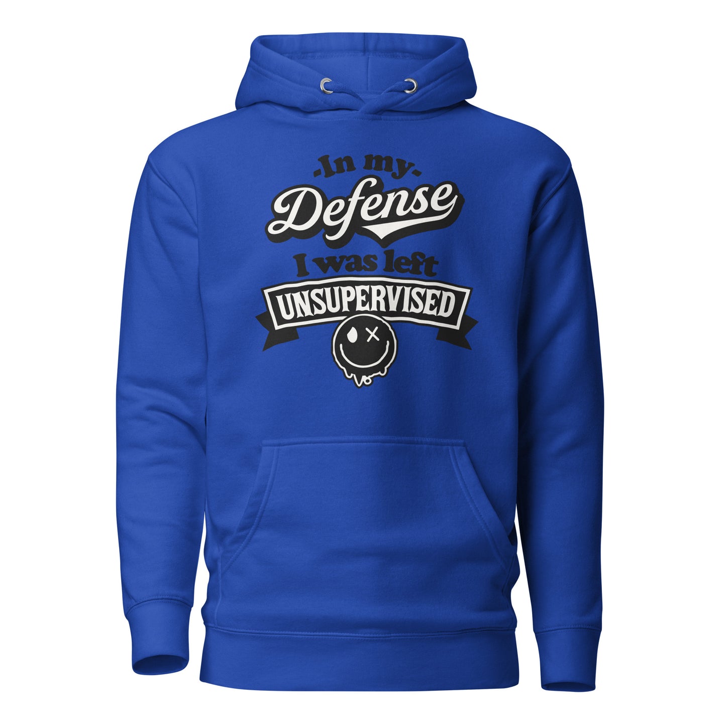 In My Defense I Was Left Unsupervised Cotton Heritage Adult Hoodie