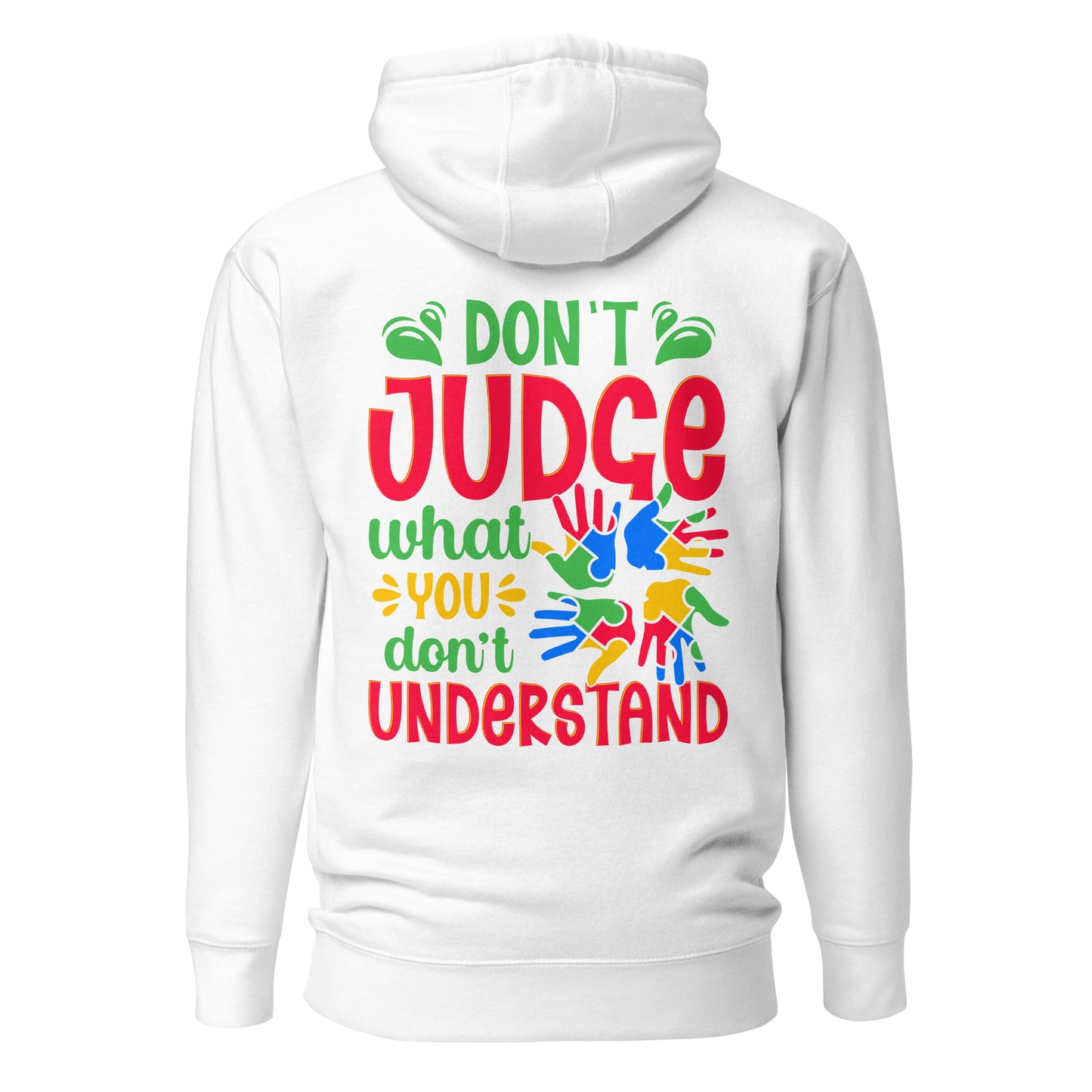 Autism Acceptance Together Quality Cotton Heritage Adult Hoodie