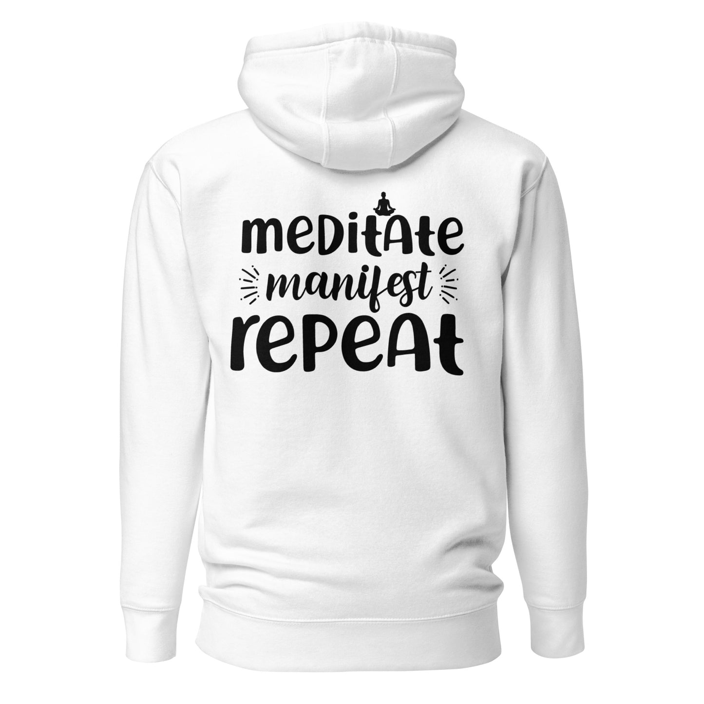 Meditate, Manifest, Repeat Quality Cotton Heritage Adult Hoodie