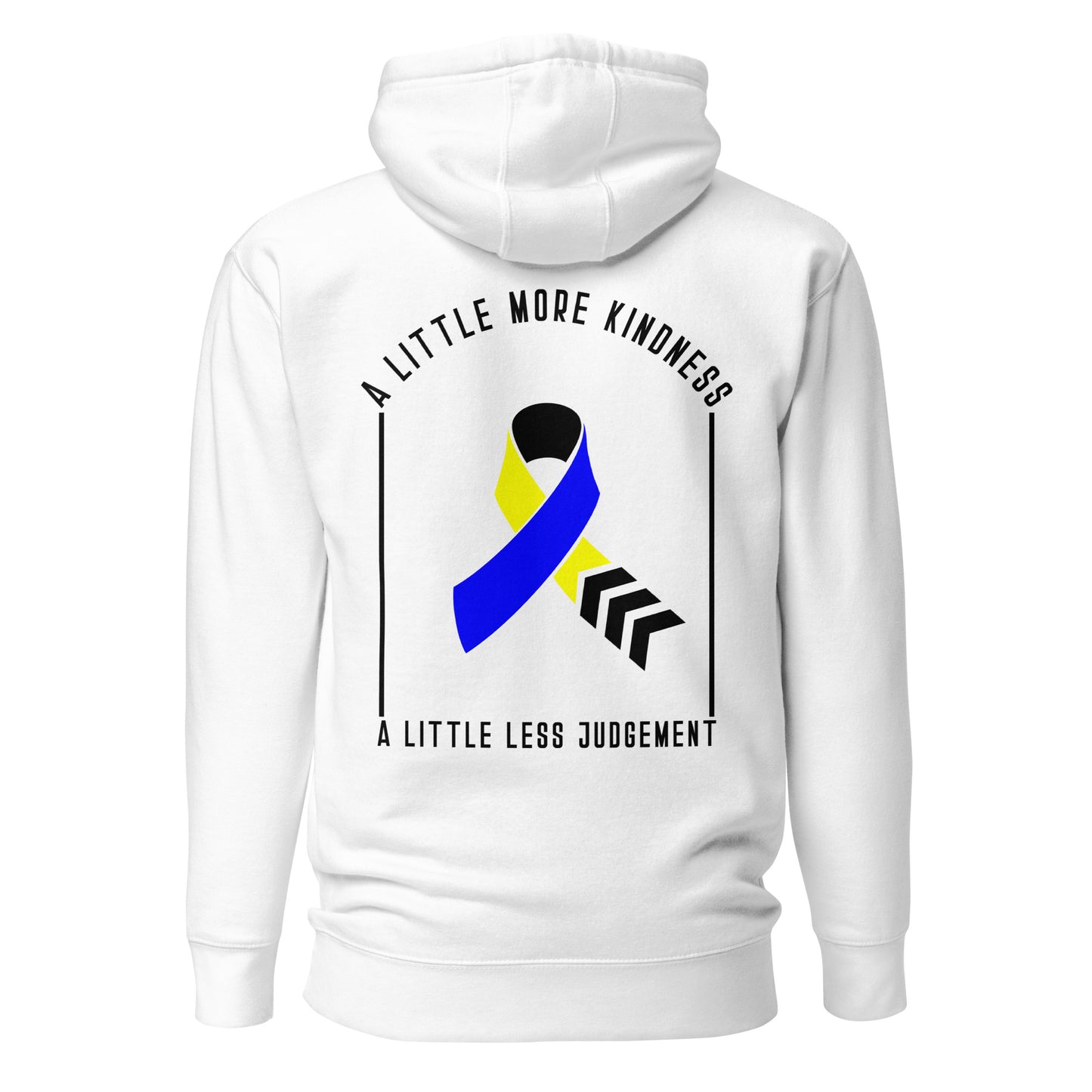 A Little More Kindness Down Syndrome Awareness Quality Cotton Heritage Adult Hoodie
