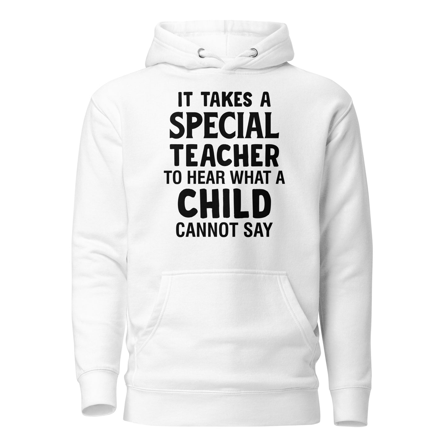 It Takes a Special Teacher to Hear What a Child Cannot Say Cotton Heritage Unisex Hoodie