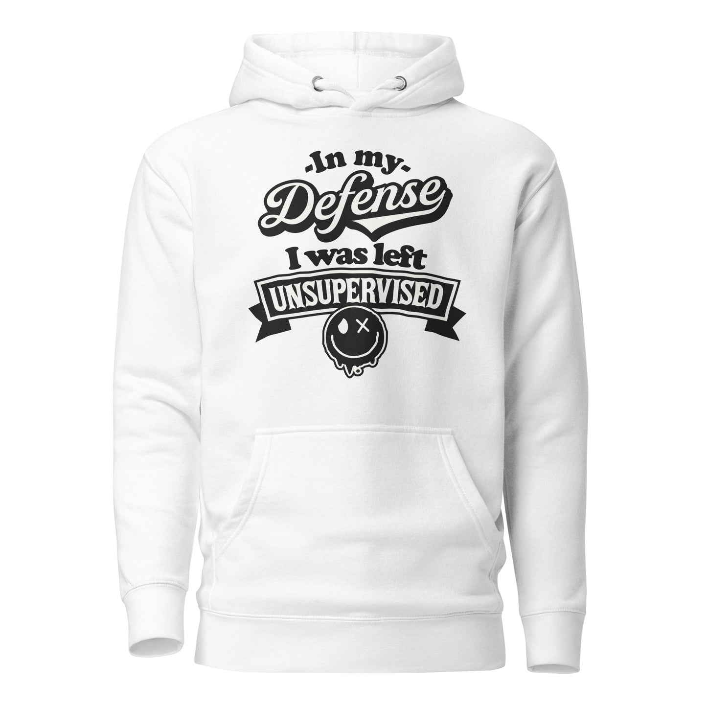 In My Defense I Was Left Unsupervised Cotton Heritage Adult Hoodie