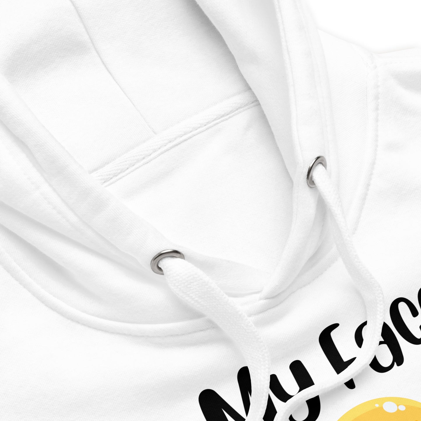 My Face Says What My Mouth Doesn't Quality Cotton Heritage Adult Hoodie