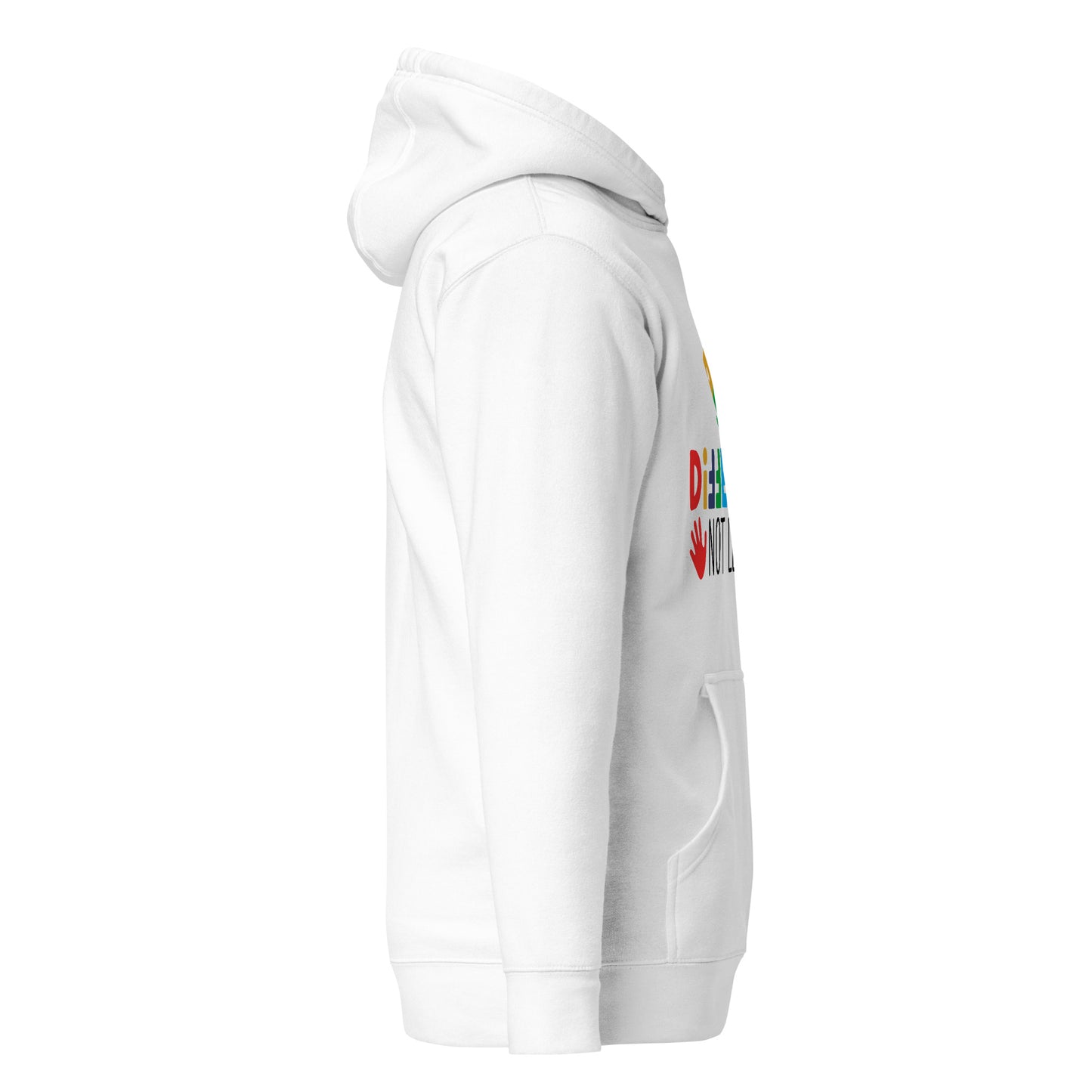 Different Not Less Autism Acceptance Quality Cotton Heritage Adult Hoodie