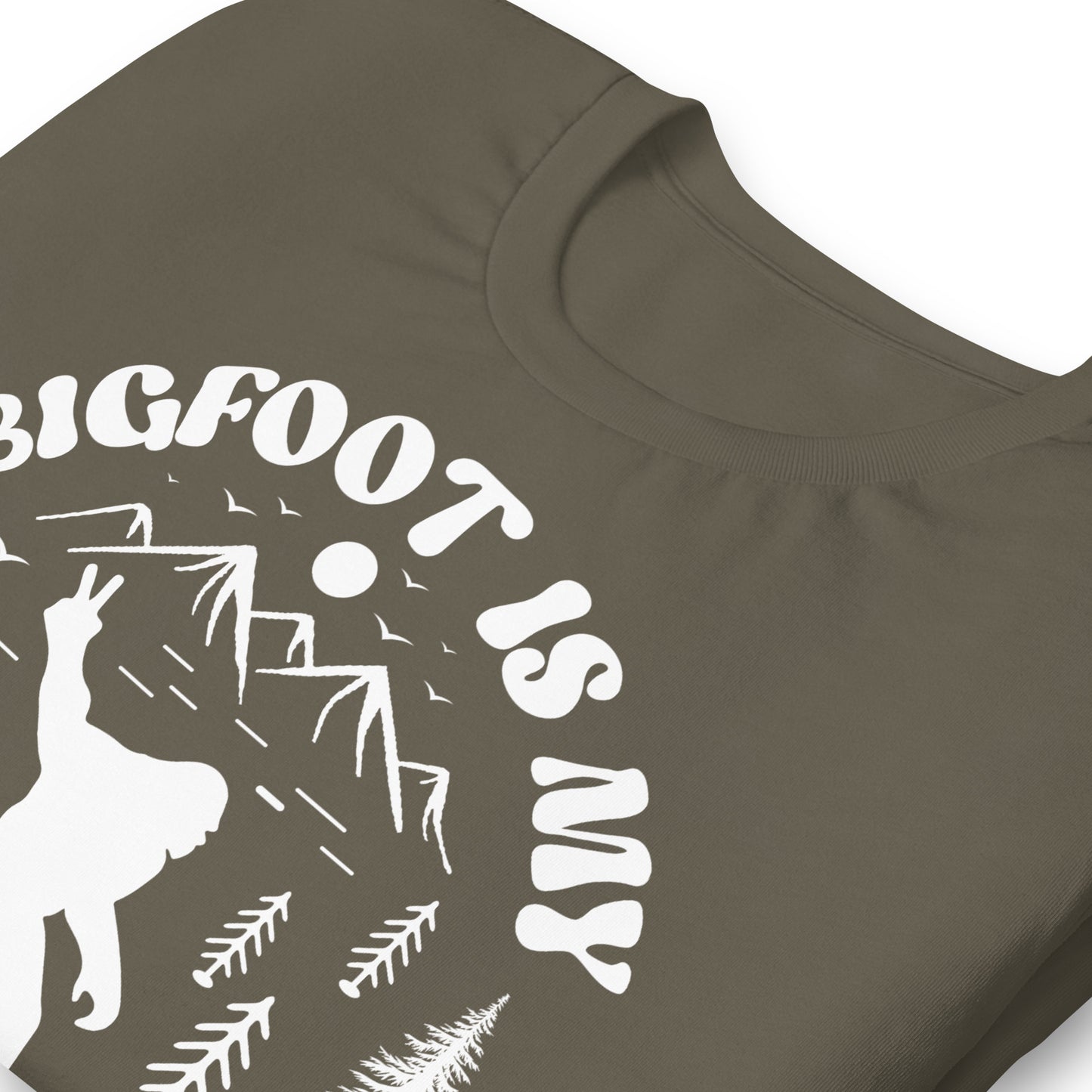Bigfoot is My Spirit Animal Bella Canvas Adult T-Shirt
